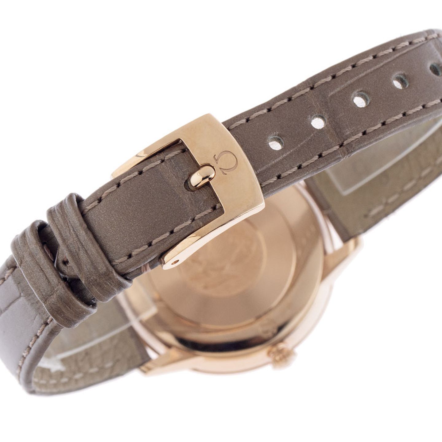 Omega De Ville 434.53.30.60.55.001 (2025) - White dial 30 mm Rose Gold case (6/7)