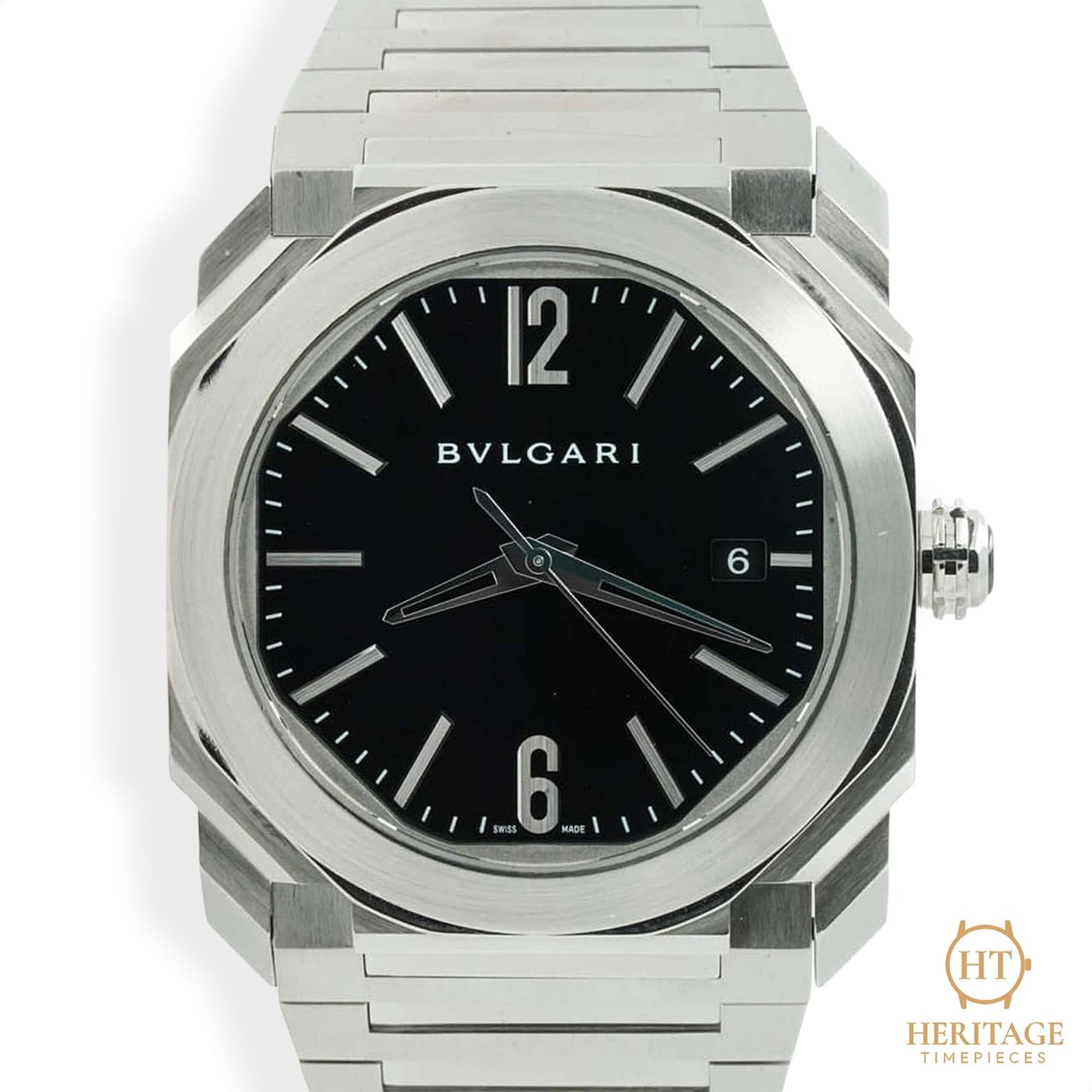 Bulgari Octo BGO 38 S (Onbekend (willekeurig serienummer)) - 39mm Staal (2/8)