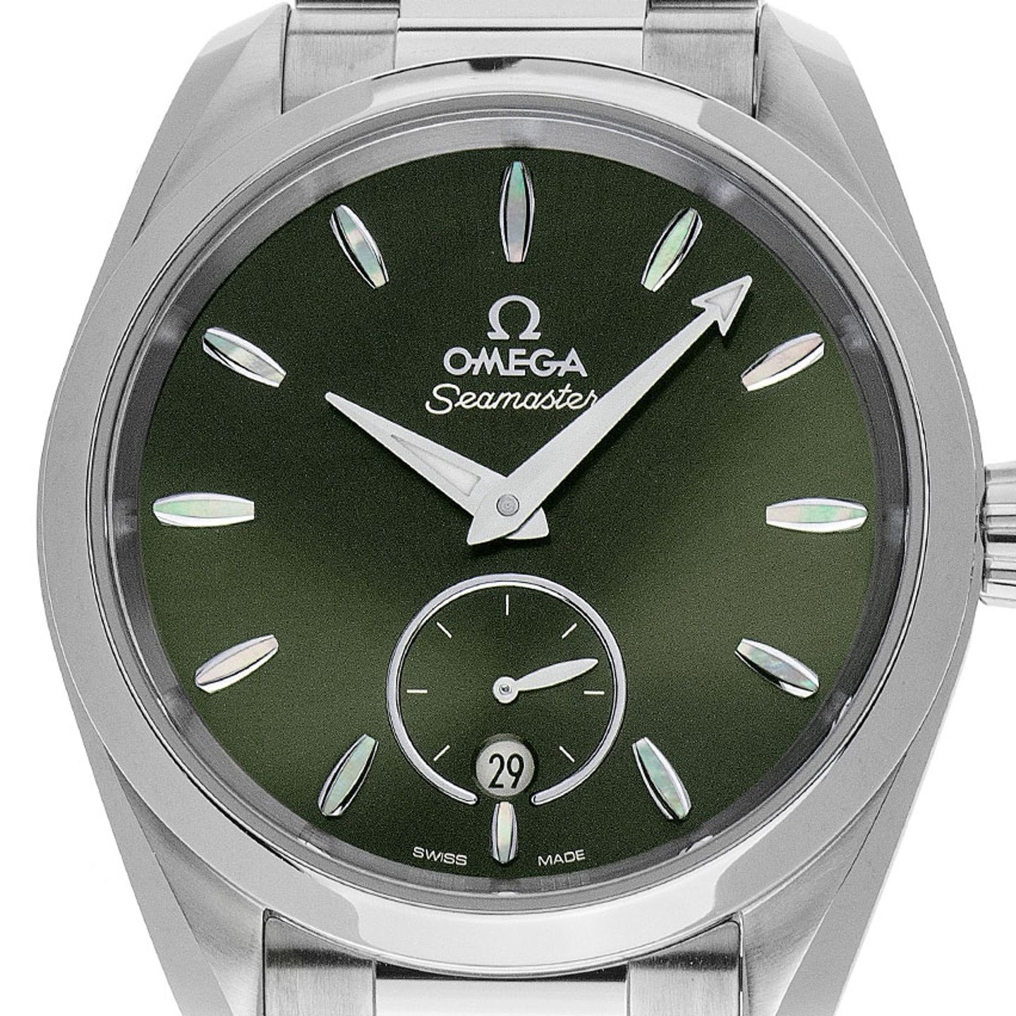 Omega Seamaster Aqua Terra 220.10.38.20.10.001 (2022) - Green dial 38 mm Steel case (1/7)