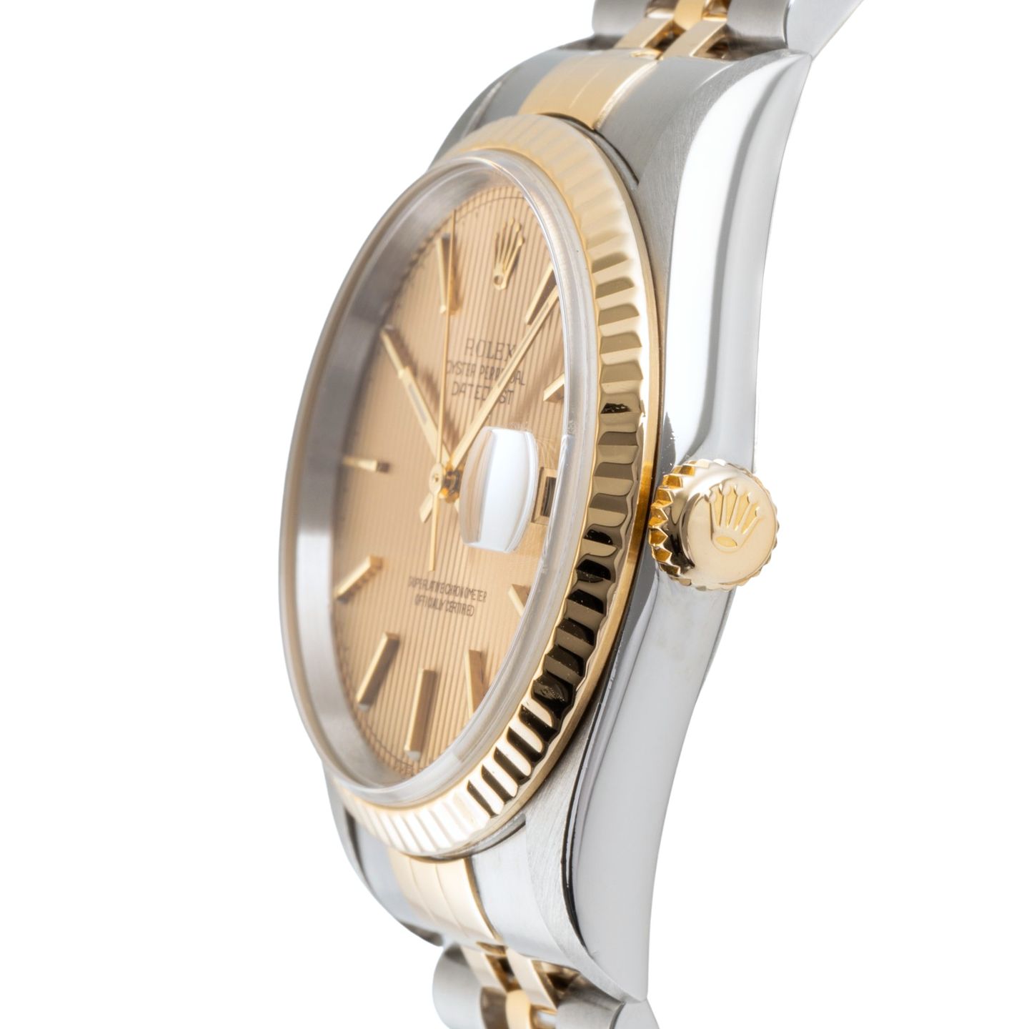 Rolex Datejust 36 16233 (2001) - 36mm Goud/Staal (6/8)