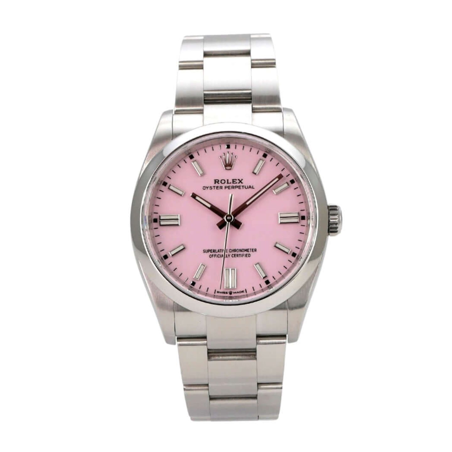 Rolex Oyster Perpetual 36 126000 (2023) - Roze wijzerplaat 36mm Staal (2/8)