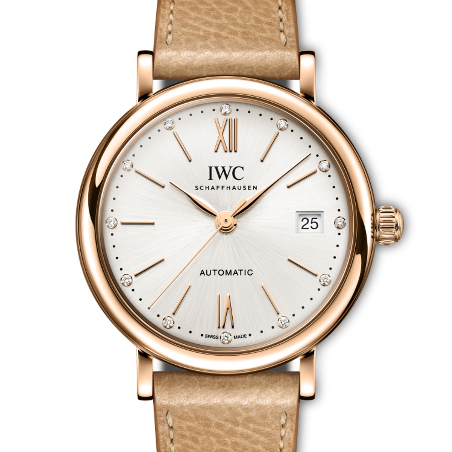 IWC Portofino Automatic IW458606 (2024) - Zilver wijzerplaat 37mm Roodgoud (1/1)