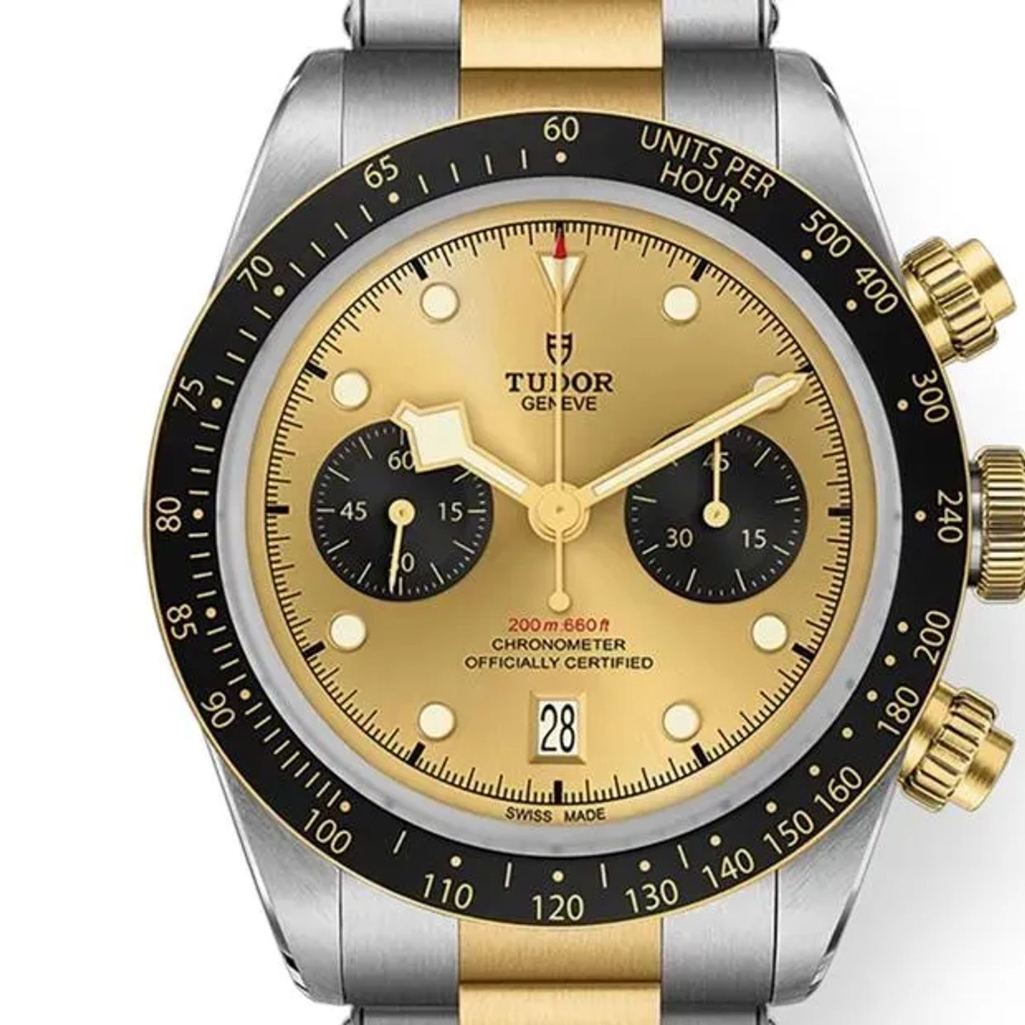 Tudor Black Bay Chrono 79363N (2025) - Champagne dial 41 mm Gold/Steel case (6/6)