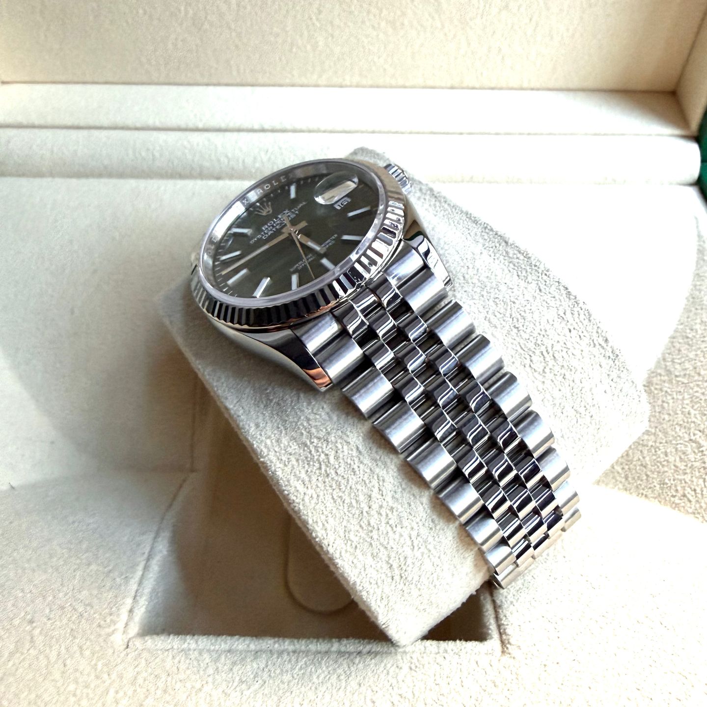 Rolex Datejust 36 126234 (2023) - Green dial 36 mm Steel case (6/14)