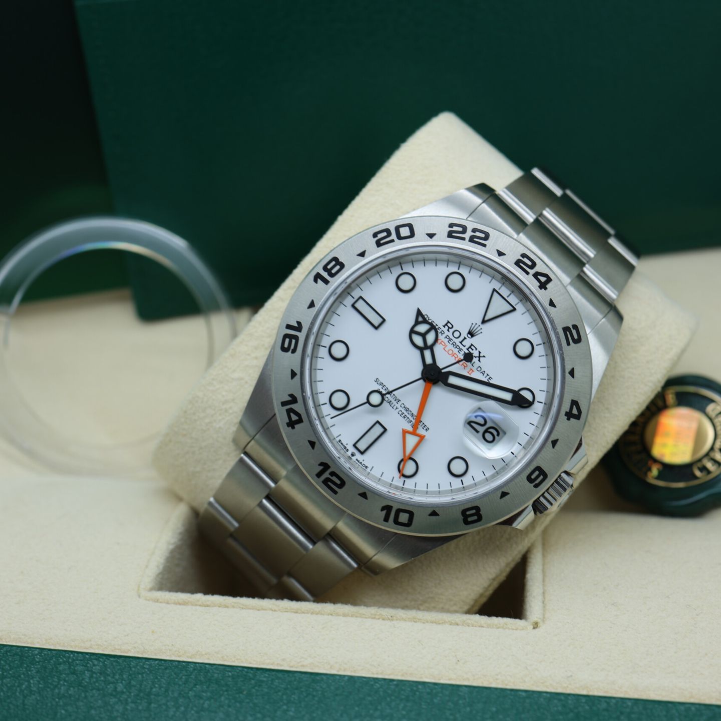 Rolex Explorer II 226570 (2021) - 42 mm Steel case (8/8)