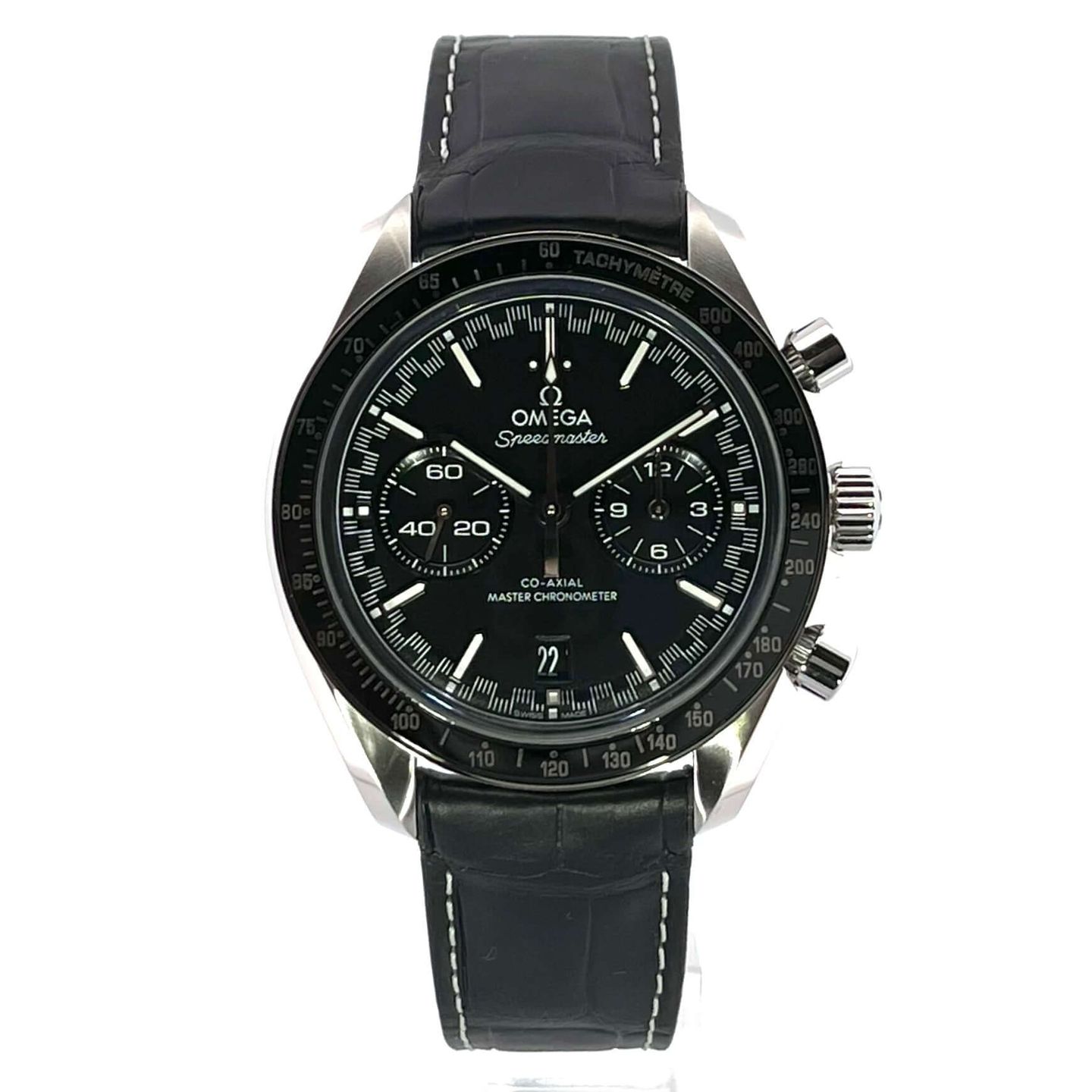 Omega Speedmaster Racing 329.33.44.51.01.001 (2023) - Zwart wijzerplaat 44mm Staal (2/8)