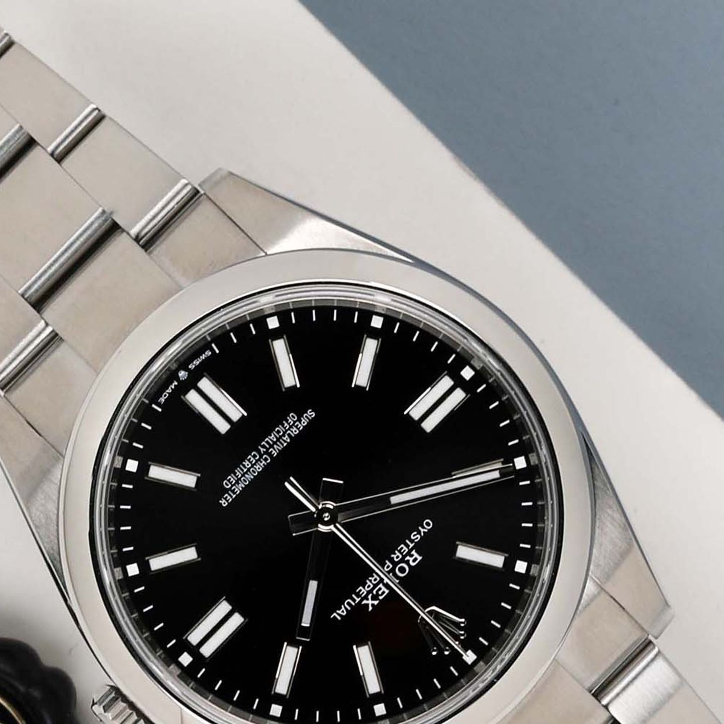 Rolex Oyster Perpetual 41 124300 (2022) - Zwart wijzerplaat 41mm Staal (4/8)