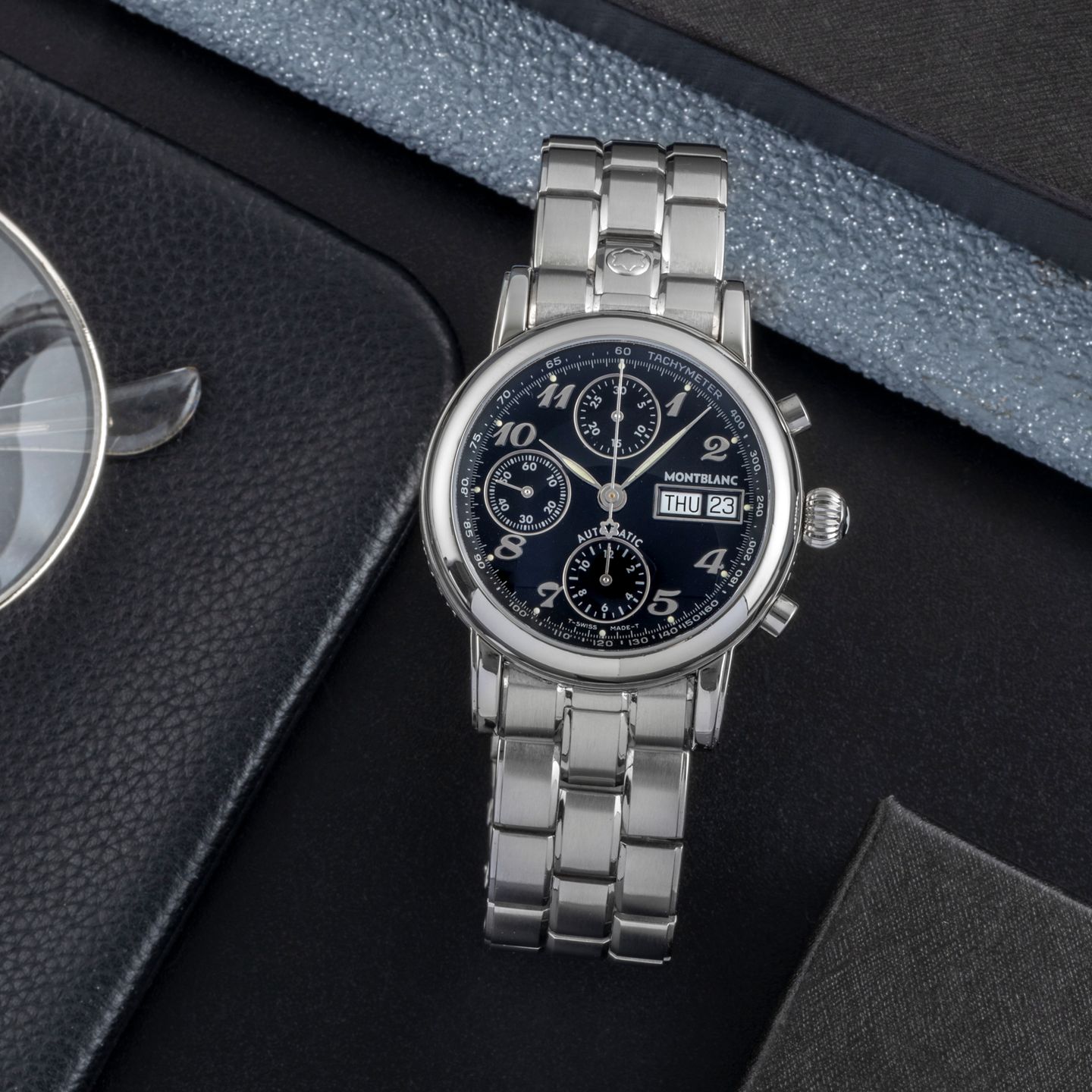 Montblanc Star 7016 (2005) - 39mm Staal (1/8)