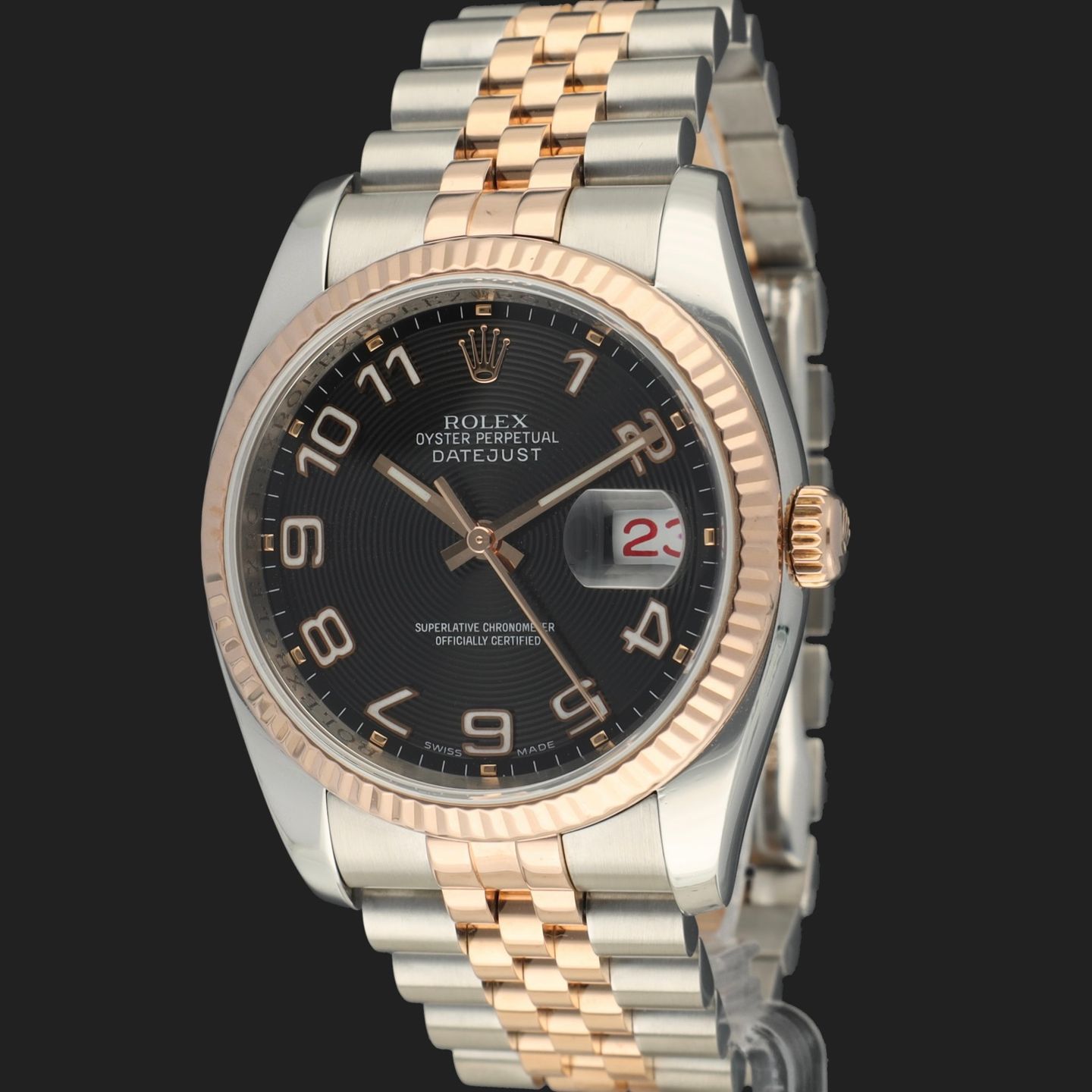 Rolex Datejust 36 116231 (2007) - 36mm Goud/Staal (1/8)