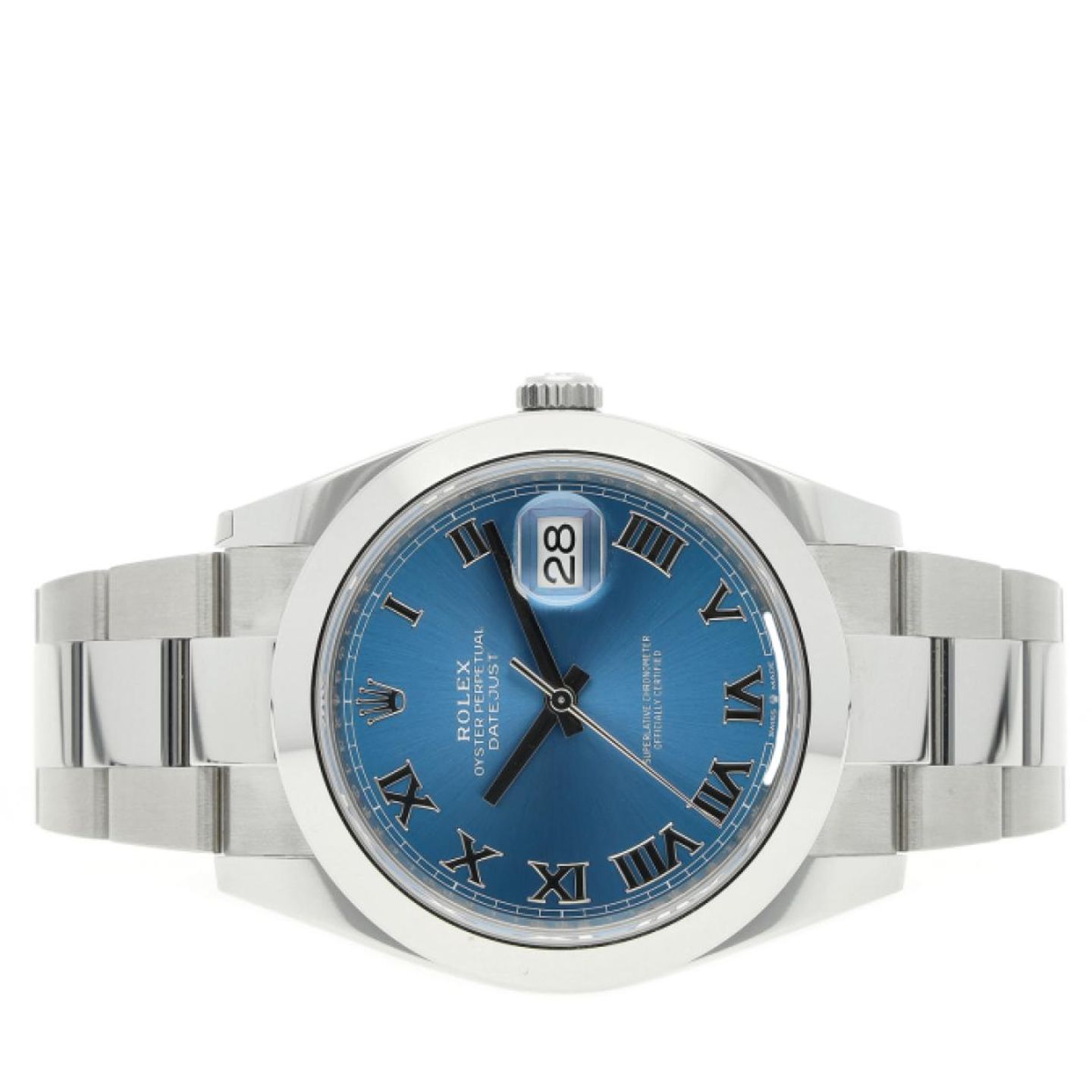 Rolex Datejust 41 126300 (2025) - Blue dial 41 mm Steel case (6/8)