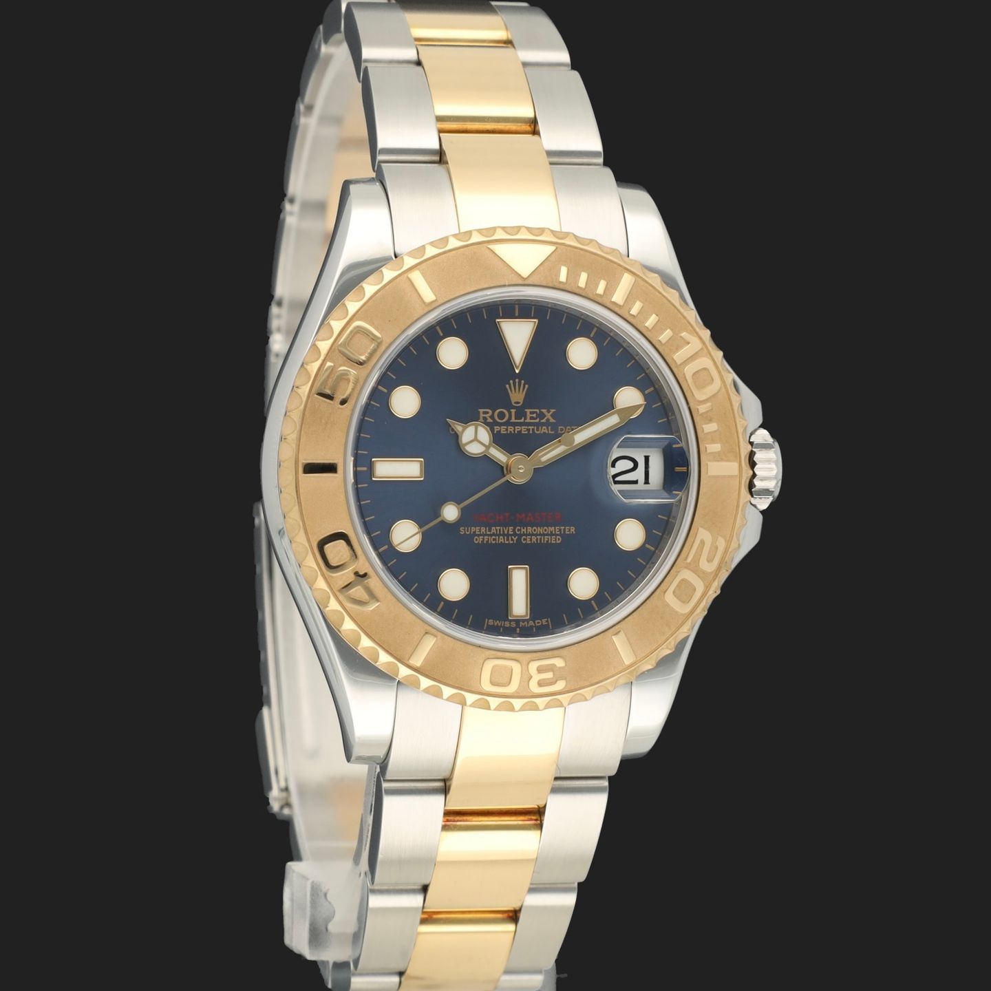 Rolex Yacht-Master 168623 (2012) - 35 mm Gold/Steel case (4/8)