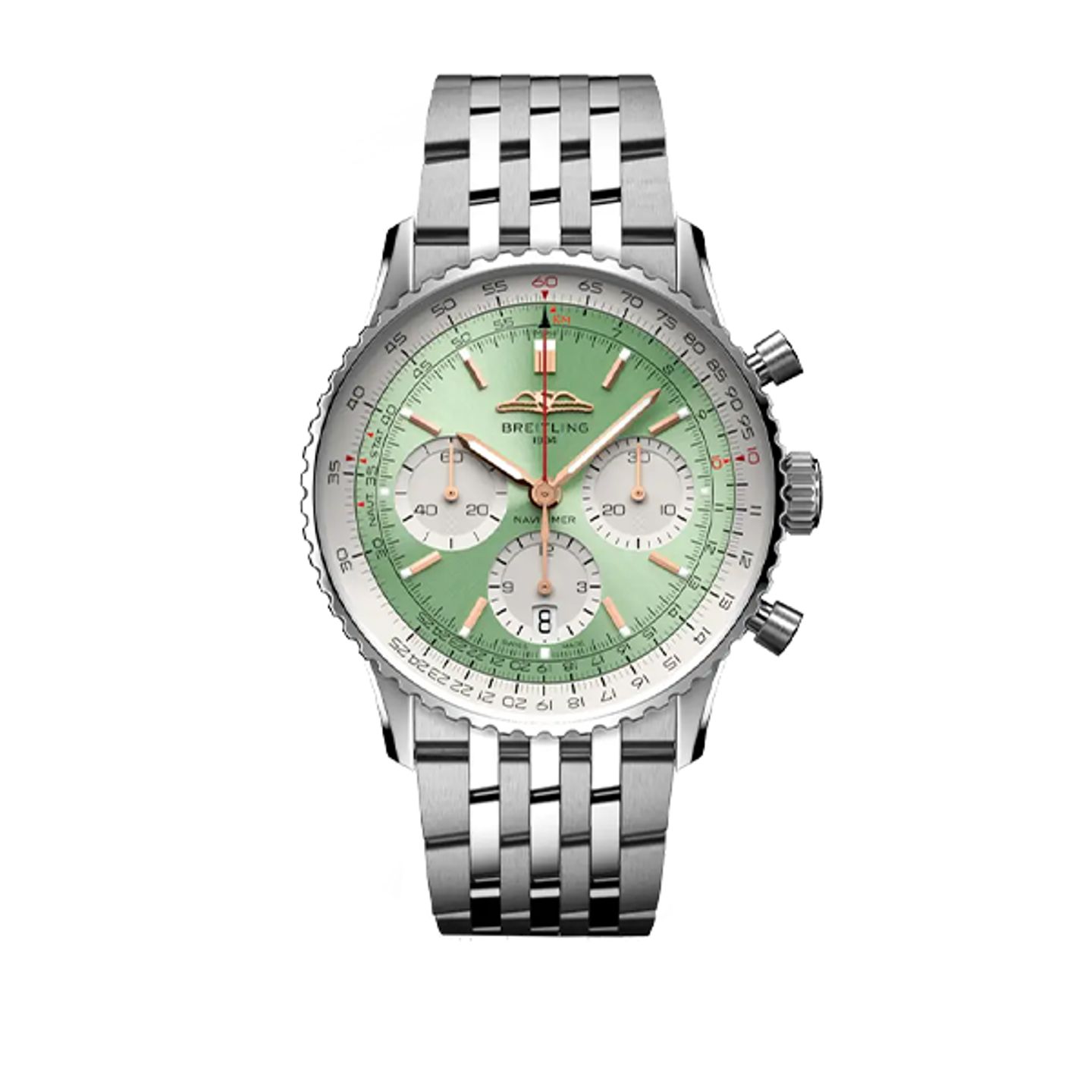 Breitling Navitimer AB0139211L1A1 (2026) - Green dial 41 mm Steel case (1/1)