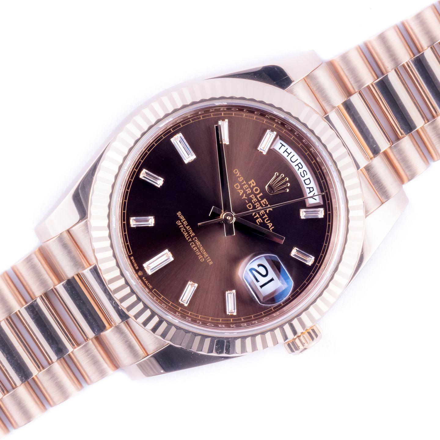 Rolex Day-Date 40 228235 (2021) - 40 mm Rose Gold case (1/8)