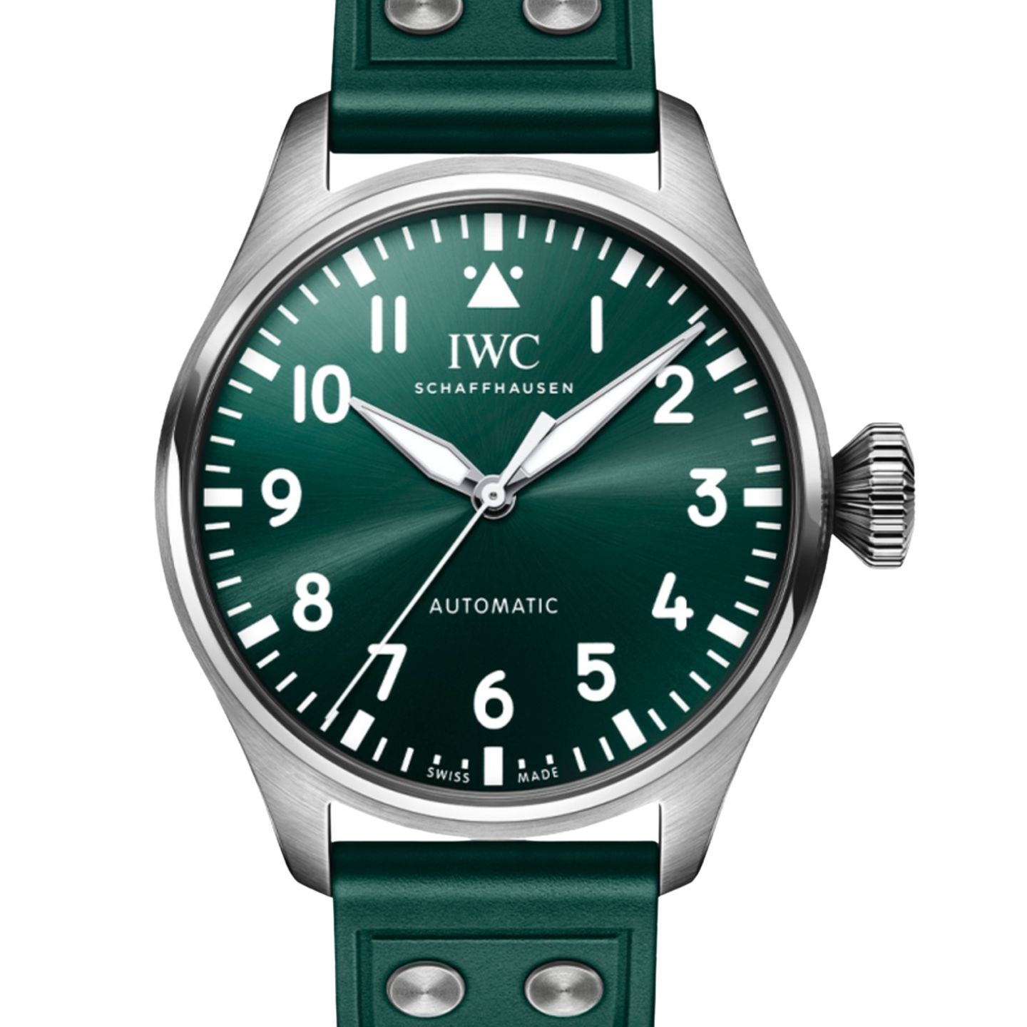 IWC Big Pilot IW329306 (2024) - Groen wijzerplaat 43mm Staal (1/1)