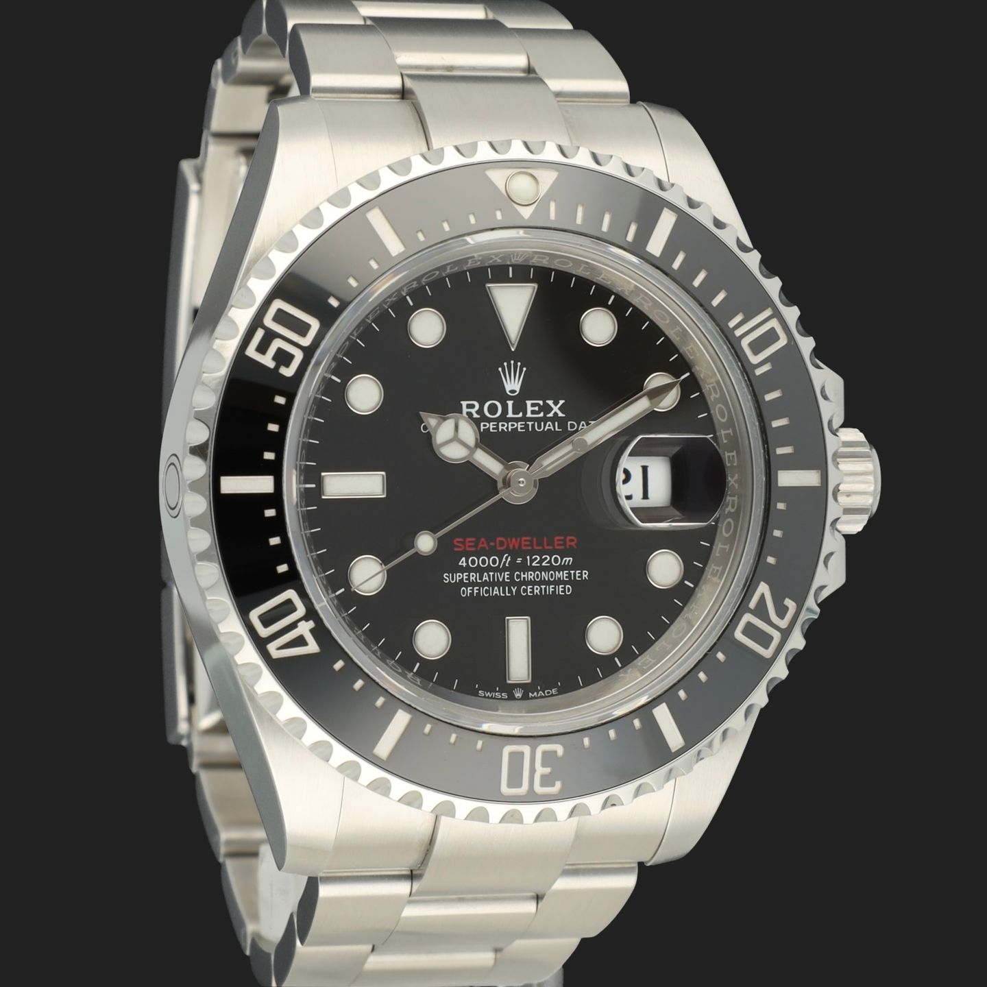 Rolex Sea-Dweller 126600 (2020) - Black dial 43 mm Steel case (4/8)