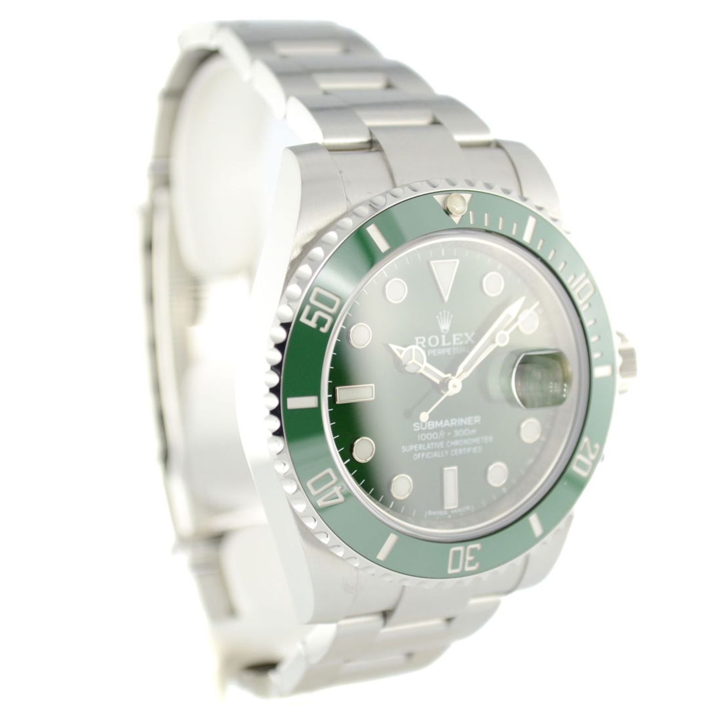 Rolex Submariner Date 116610LV (2020) - Green dial 40 mm Steel case (6/7)