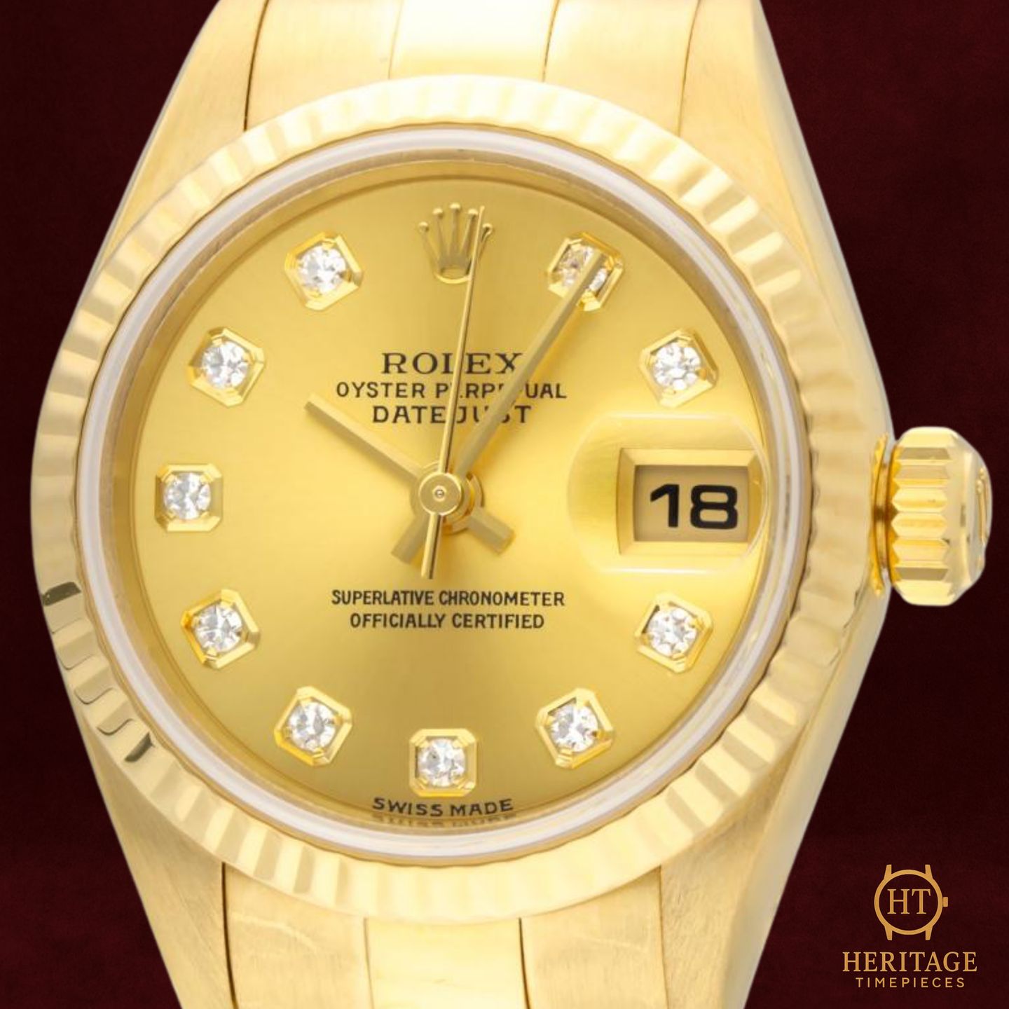 Rolex Lady-Datejust 79178 (Unknown (random serial)) - 26 mm Yellow Gold case (1/8)