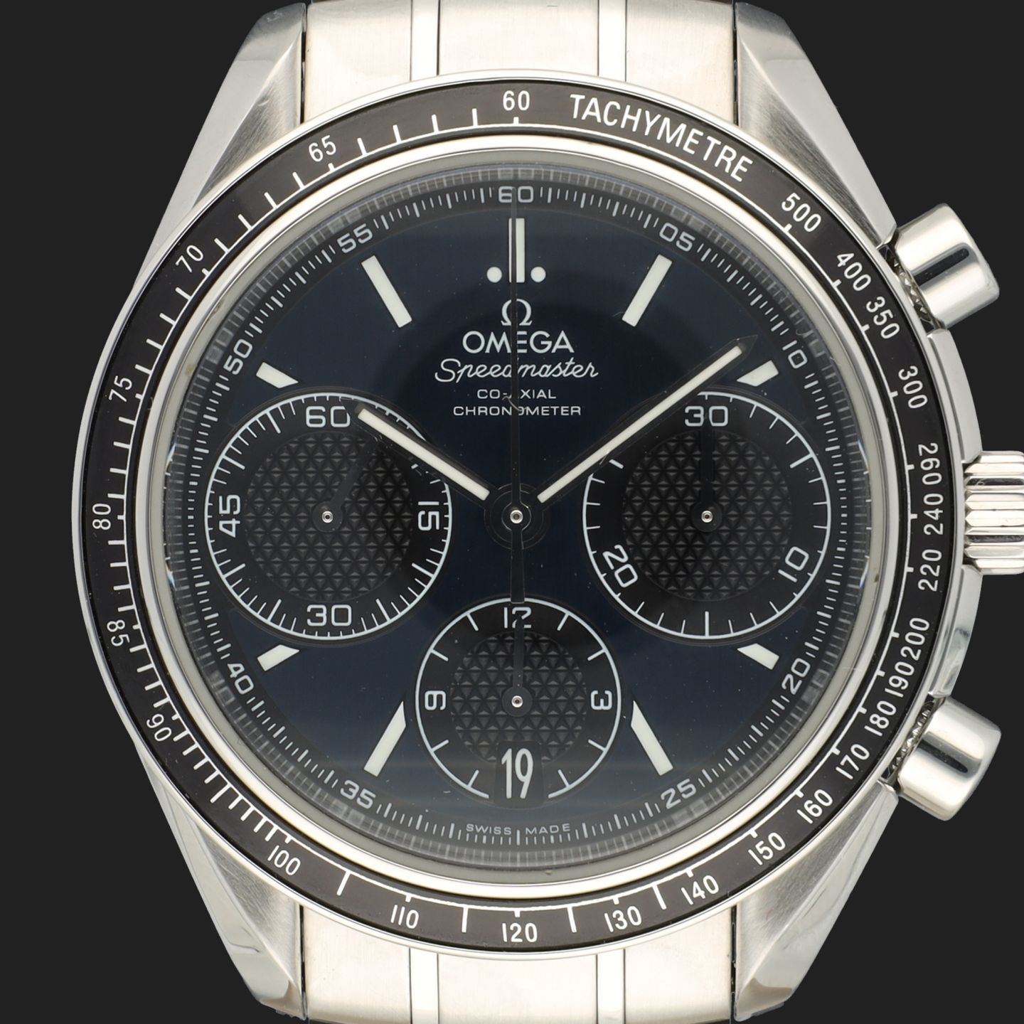 Omega Speedmaster Racing 326.30.40.50.03.001 (Unknown (random serial)) - Blue dial 40 mm Steel case (2/8)