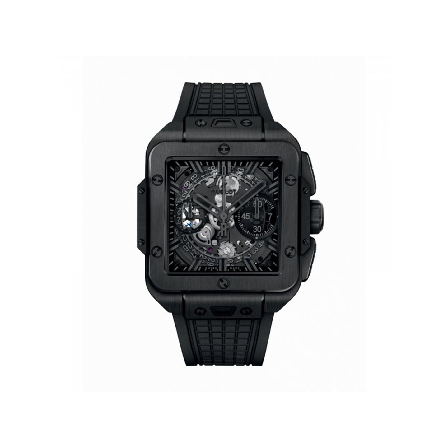 Hublot Square Bang 821.CX.0140.RX (2024) - Black dial 42 mm Ceramic case (1/2)