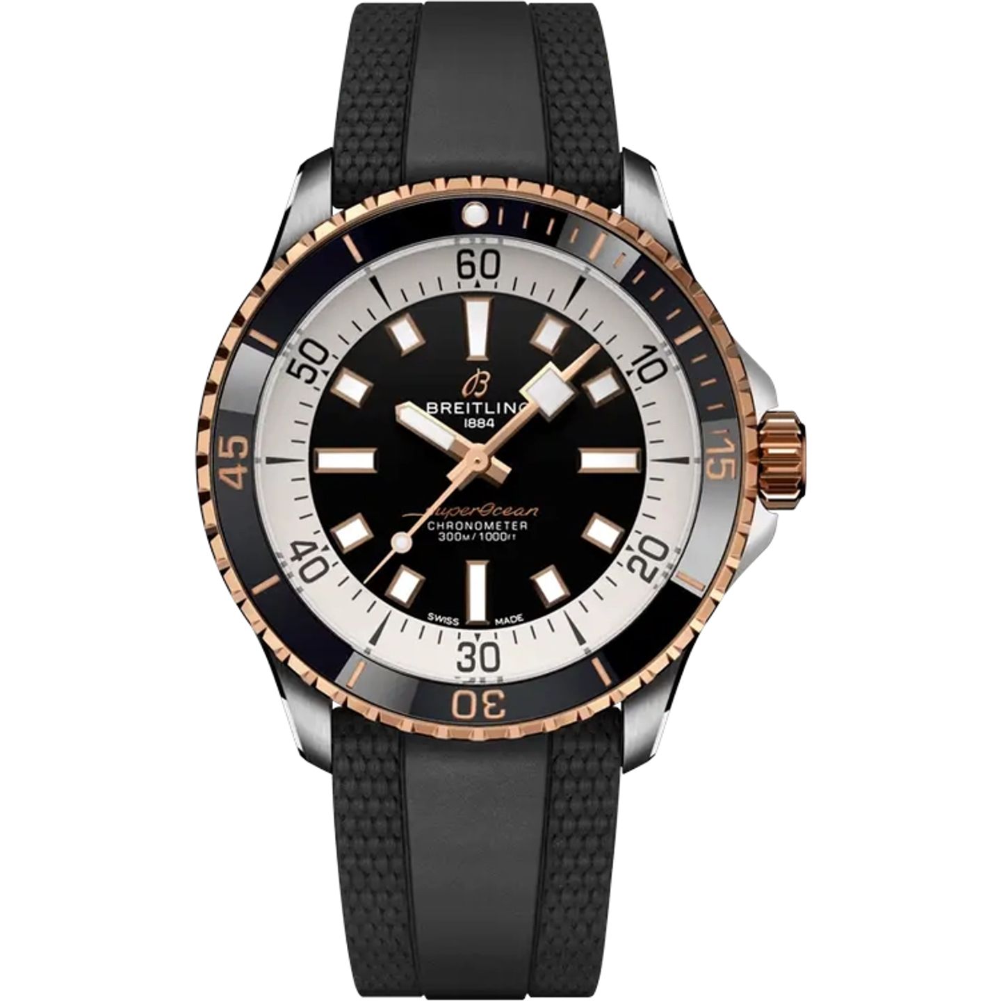 Breitling Superocean 42 U17375211B1S1 (2022) - Zwart wijzerplaat 42mm Staal (1/1)