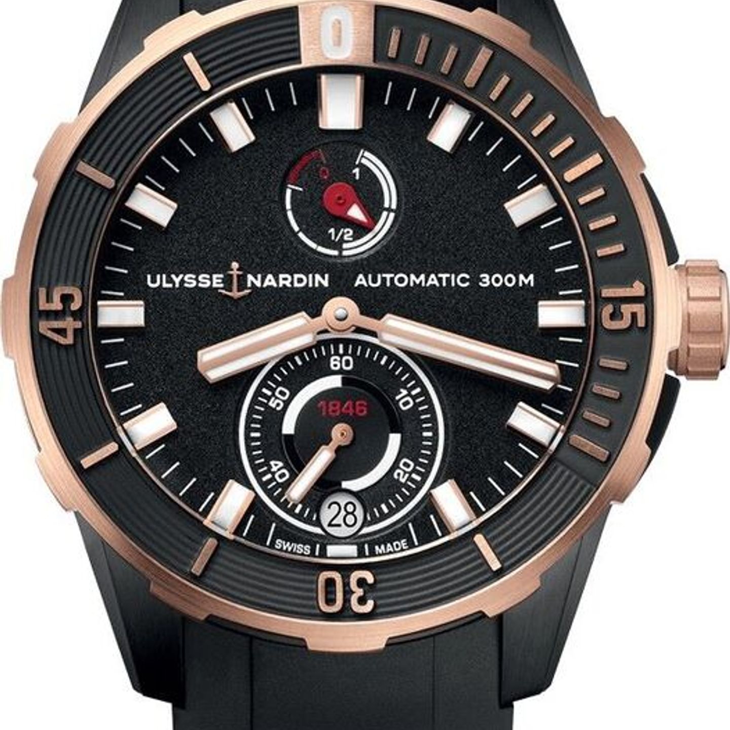 Ulysse Nardin Diver Chronometer 1185-170-3/BLACK - (1/1)
