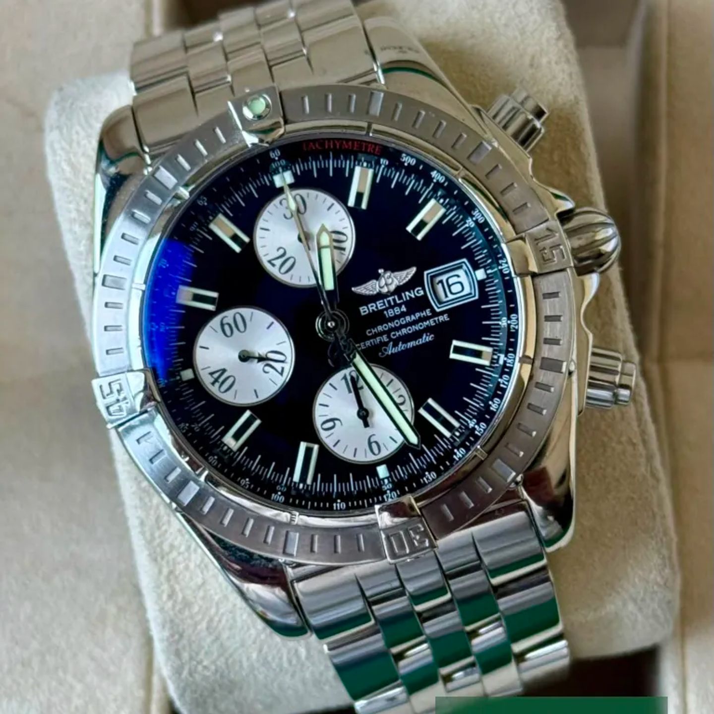 Breitling Chronomat Evolution A13356 (2009) - 44mm Staal (1/7)