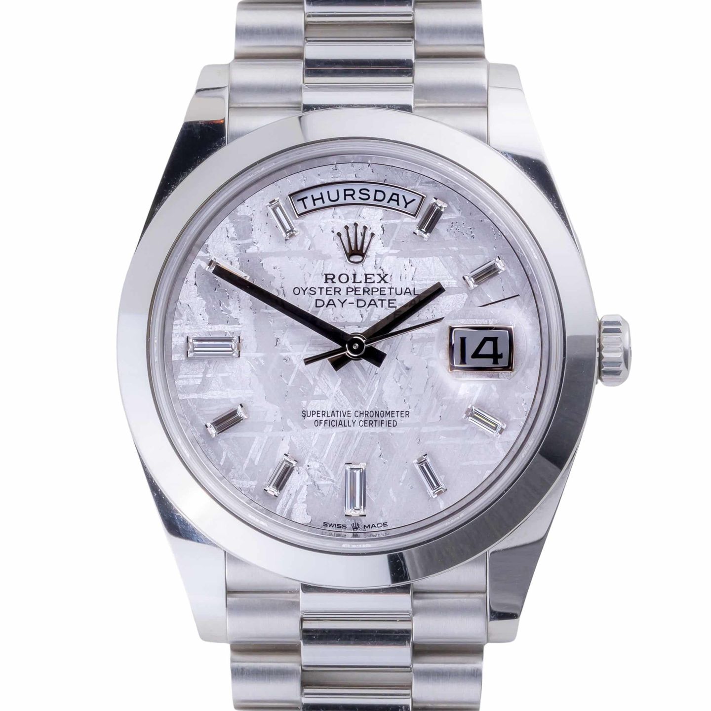 Rolex Day-Date 40 228206 (2021) - 40 mm Platinum case (3/8)