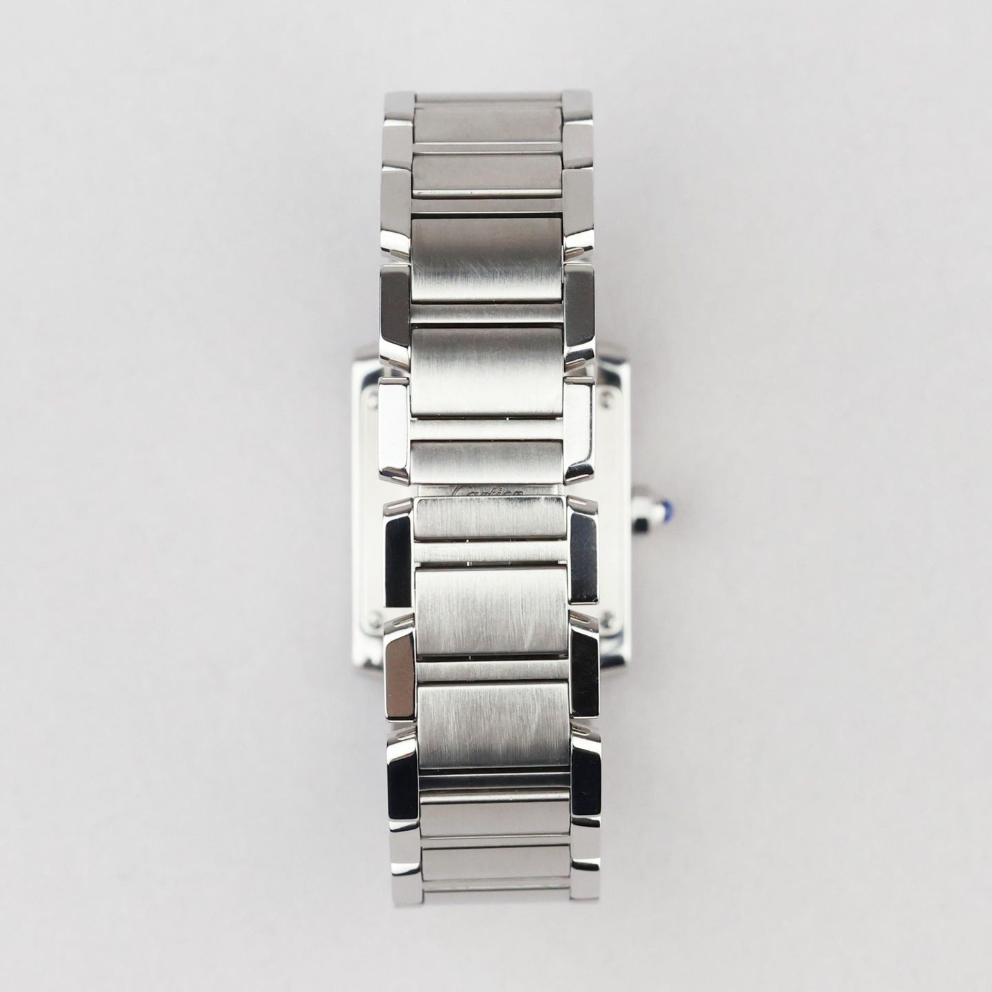 Cartier Tank Française W4TA0008 (2019) - White dial 25 mm Steel case (7/8)