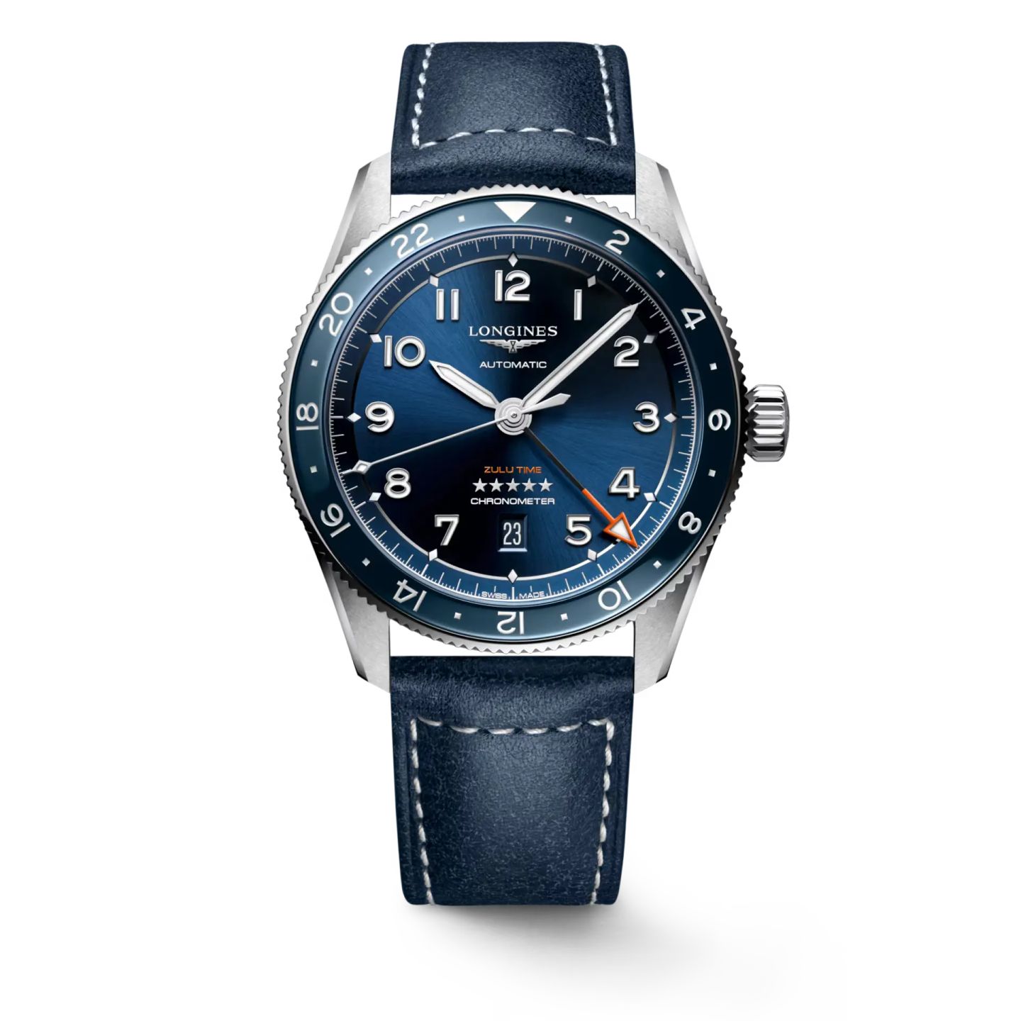 Longines Spirit L3.812.4.93.2 (2025) - Blue dial 42 mm Steel case (1/1)