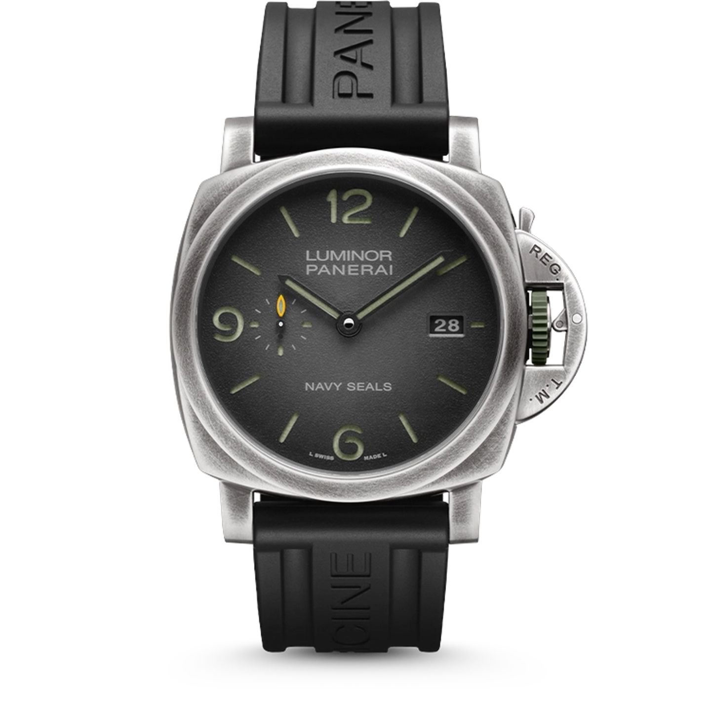 Panerai Luminor 1950 PAM01412 (2025) - Grijs wijzerplaat 47mm Staal (1/1)