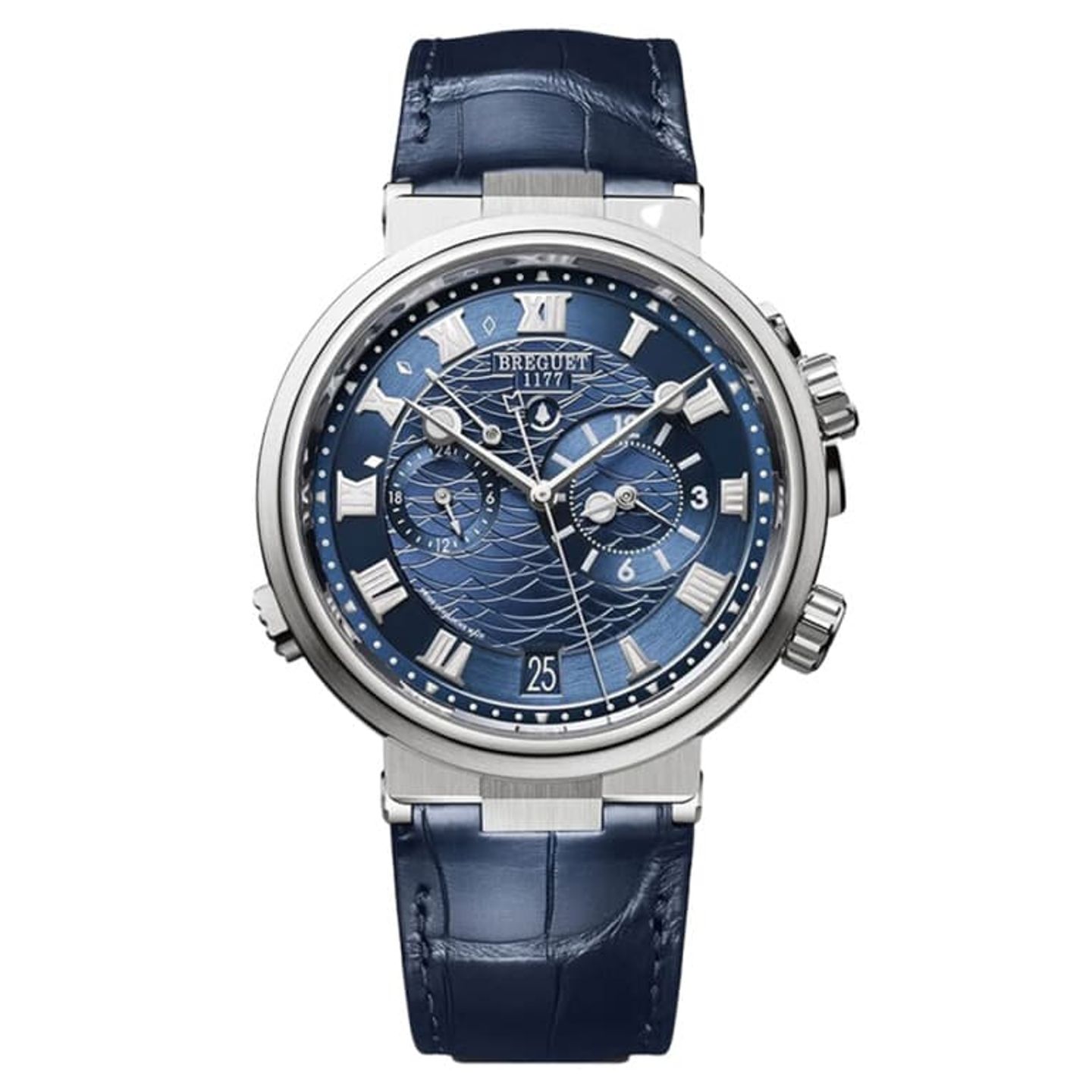 Breguet Marine 5547BB/Y2/9ZU (2023) - Blauw wijzerplaat 40mm Witgoud (1/1)