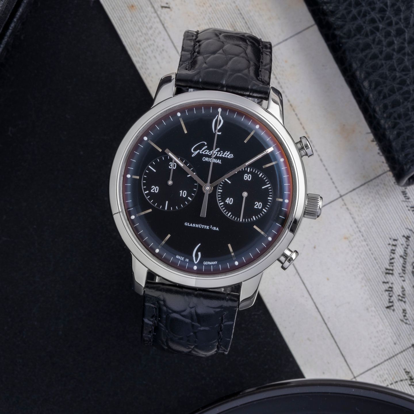 Glashütte Original Sixties Chronograph 1-39-34-02-22-04 - (1/8)