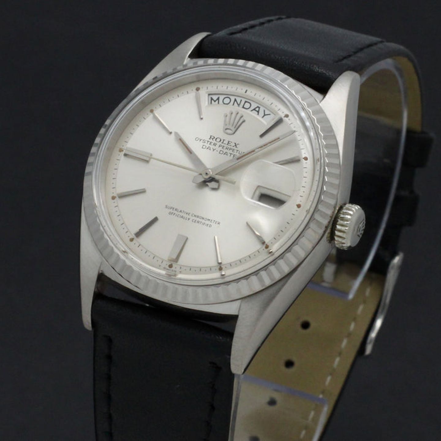 Rolex Day-Date 1803 (1965) - Silver dial 36 mm White Gold case (7/7)