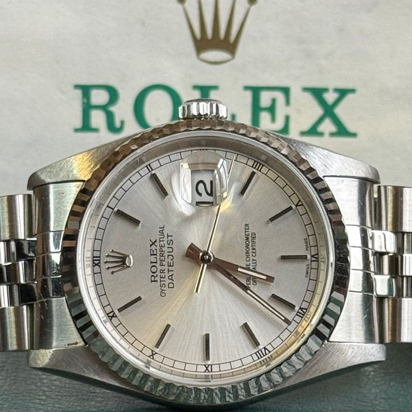 Rolex Datejust 36 16234 (1994) - Silver dial 36 mm Steel case (3/8)