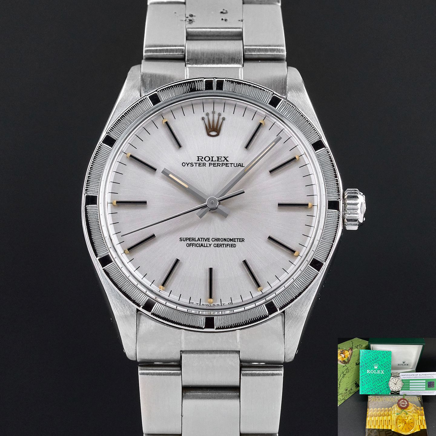 Rolex Oyster Perpetual 1007 (1974) - 34mm Staal (1/7)