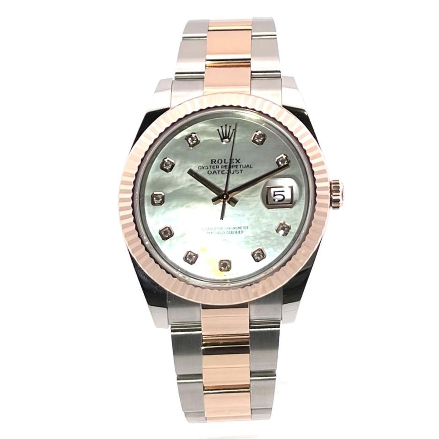 Rolex Datejust 41 126331 (2022) - Pearl dial 41 mm Gold/Steel case (2/8)