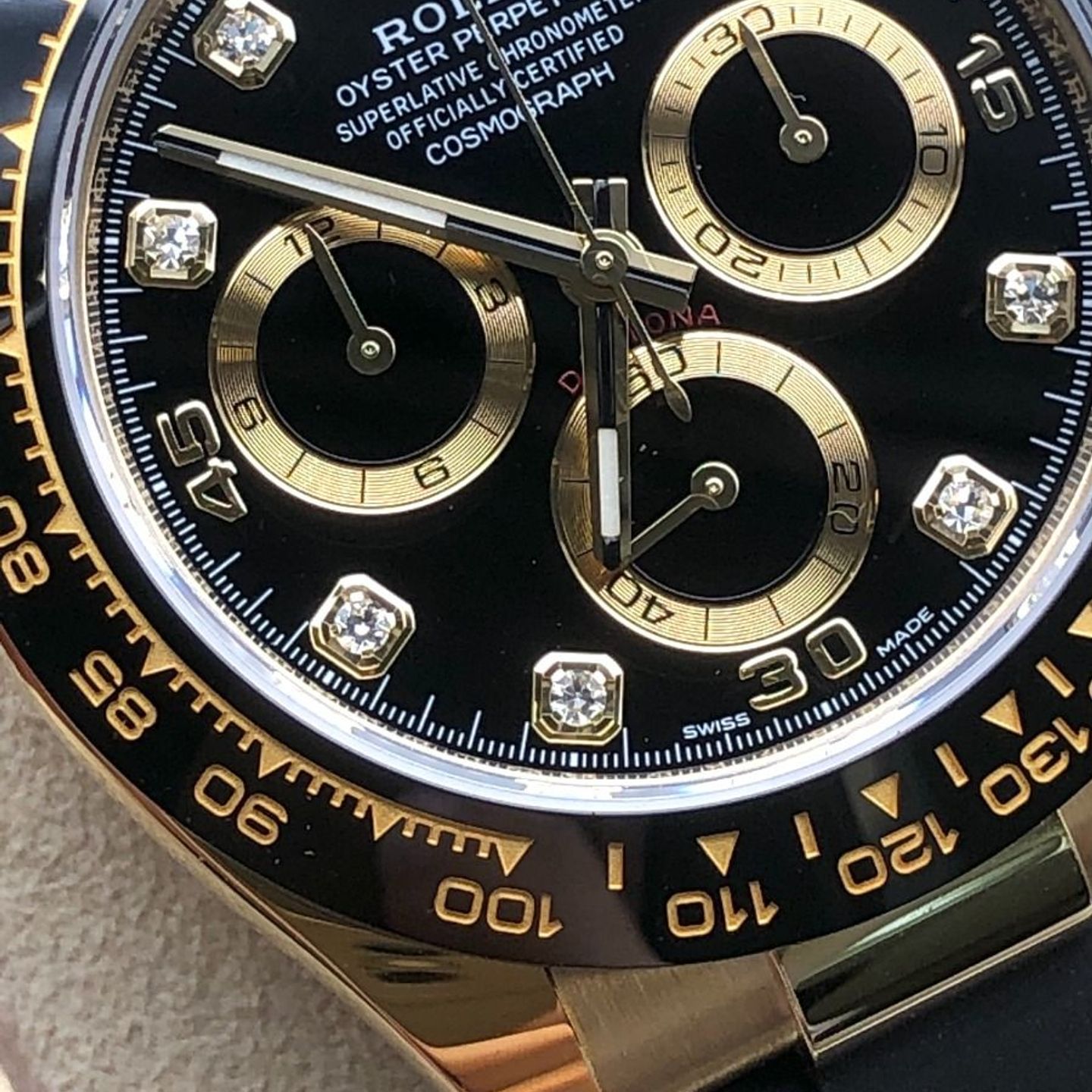 Rolex Daytona 116518LN (2023) - Zwart wijzerplaat 40mm Geelgoud (8/8)