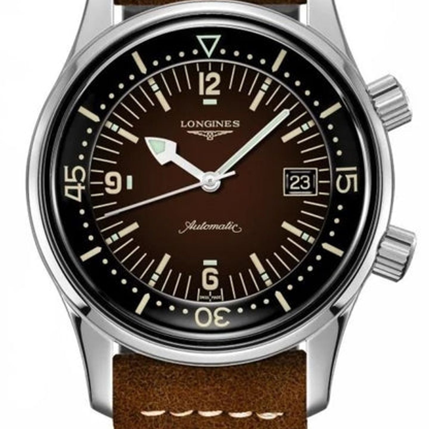 Longines Legend Diver L3.774.4.60.2 (2025) - Brown dial 42 mm Steel case (1/1)
