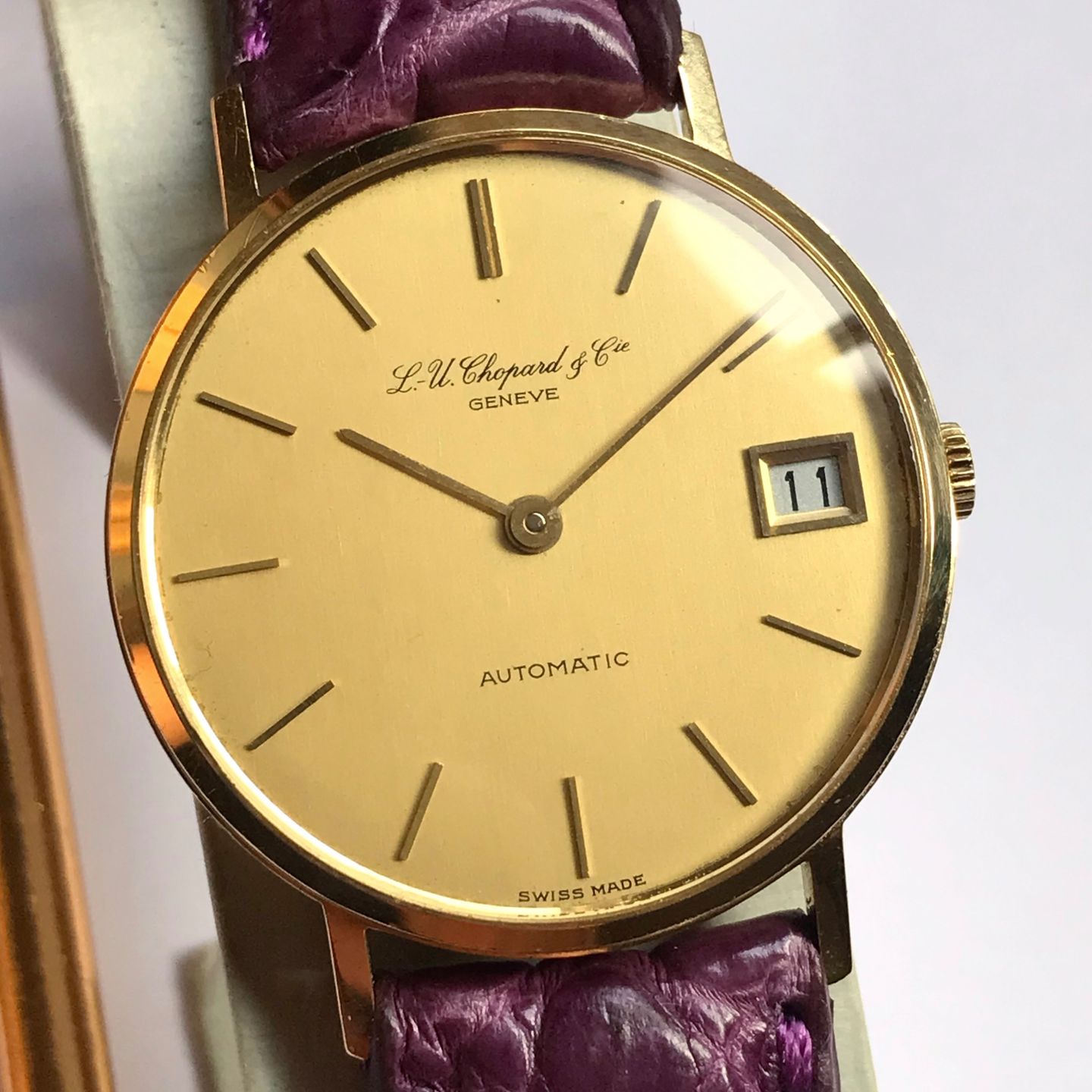 Chopard Vintage 1023 (1978) - Gold dial 34 mm Yellow Gold case (1/5)