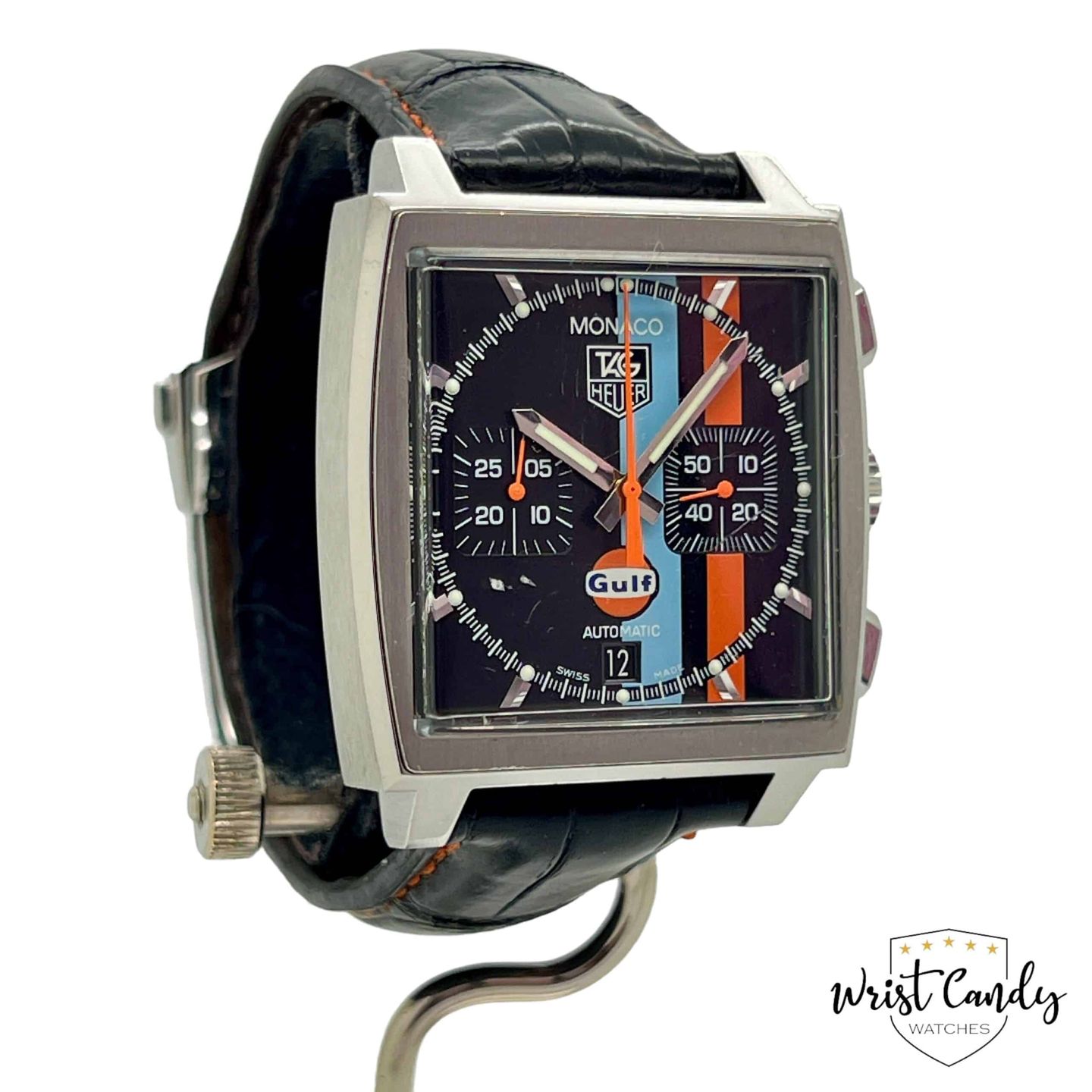 TAG Heuer Monaco CW211A.FC6228 (2007) - Wit wijzerplaat 38mm Staal (3/8)