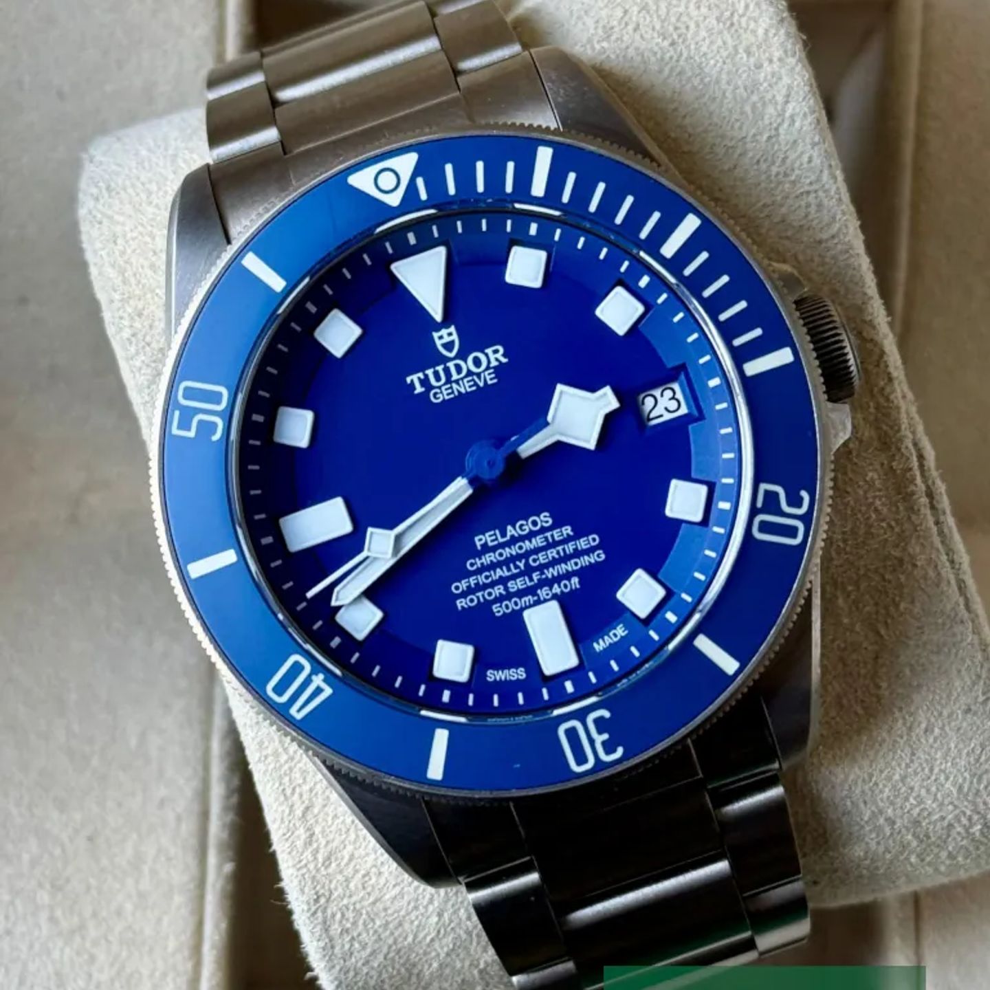 Tudor Pelagos 25600TB (2021) - Zwart wijzerplaat 42mm Titanium (1/8)