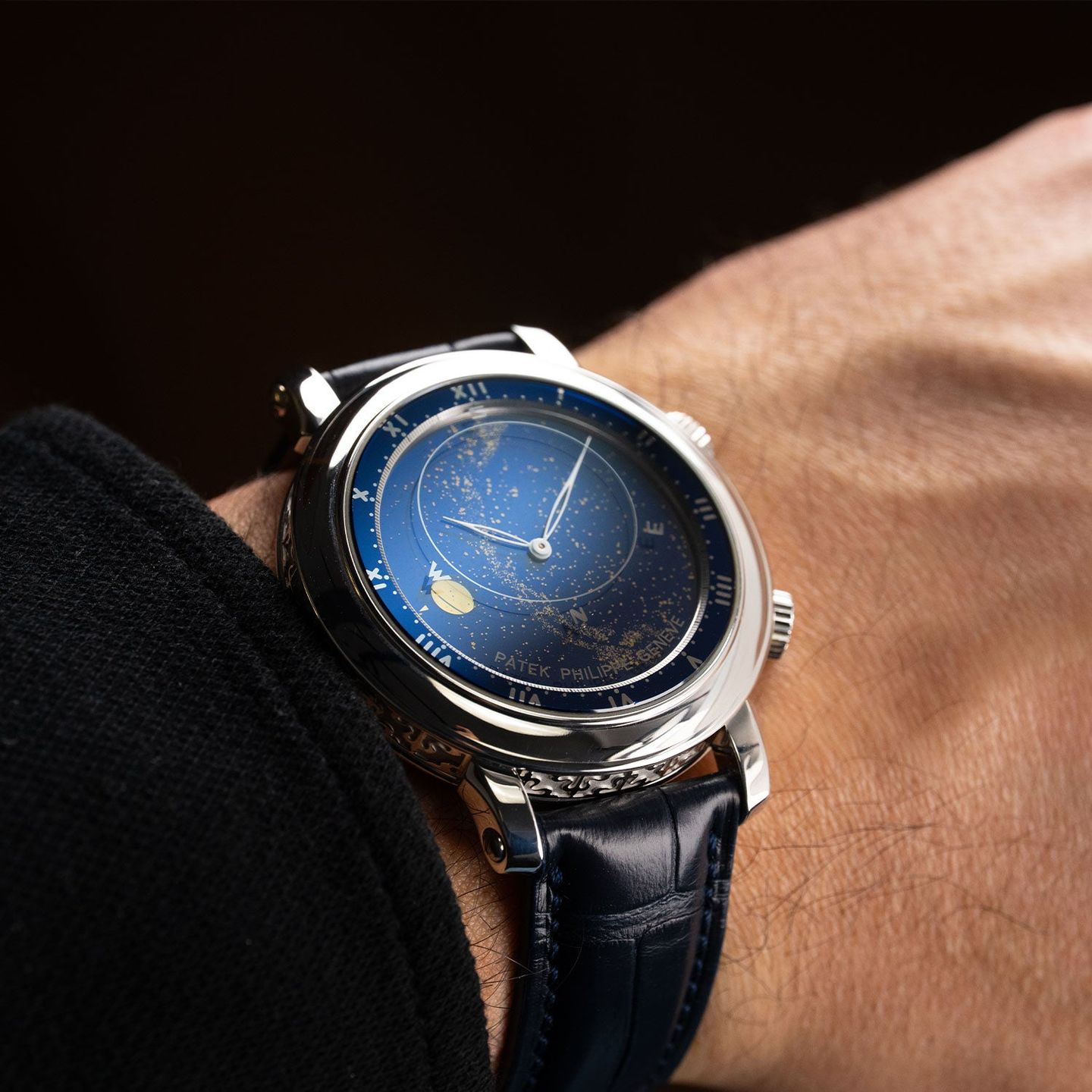 Patek Philippe Celestial 5102G-001 (2008) - Blue dial 43 mm White Gold case (7/8)