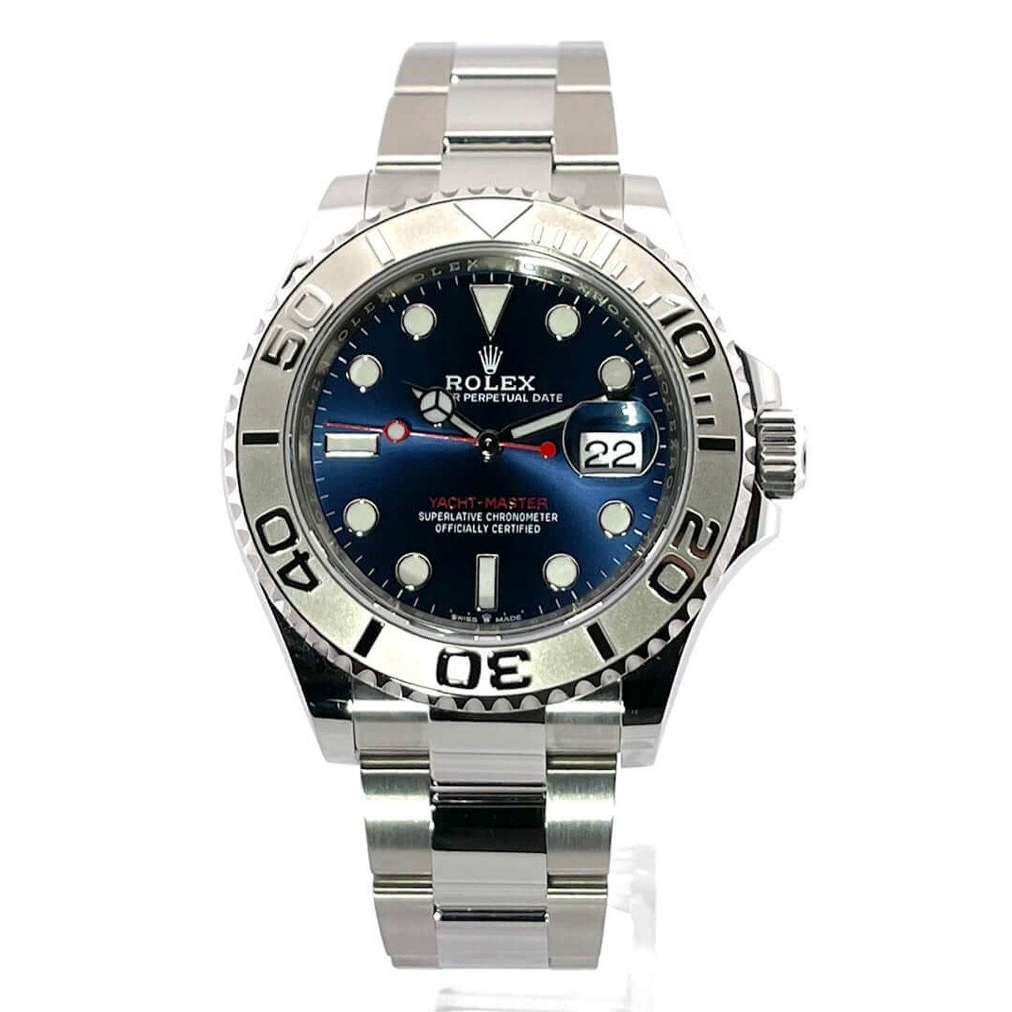 Rolex Yacht-Master 40 126622 (2024) - Blauw wijzerplaat 40mm Staal (2/8)