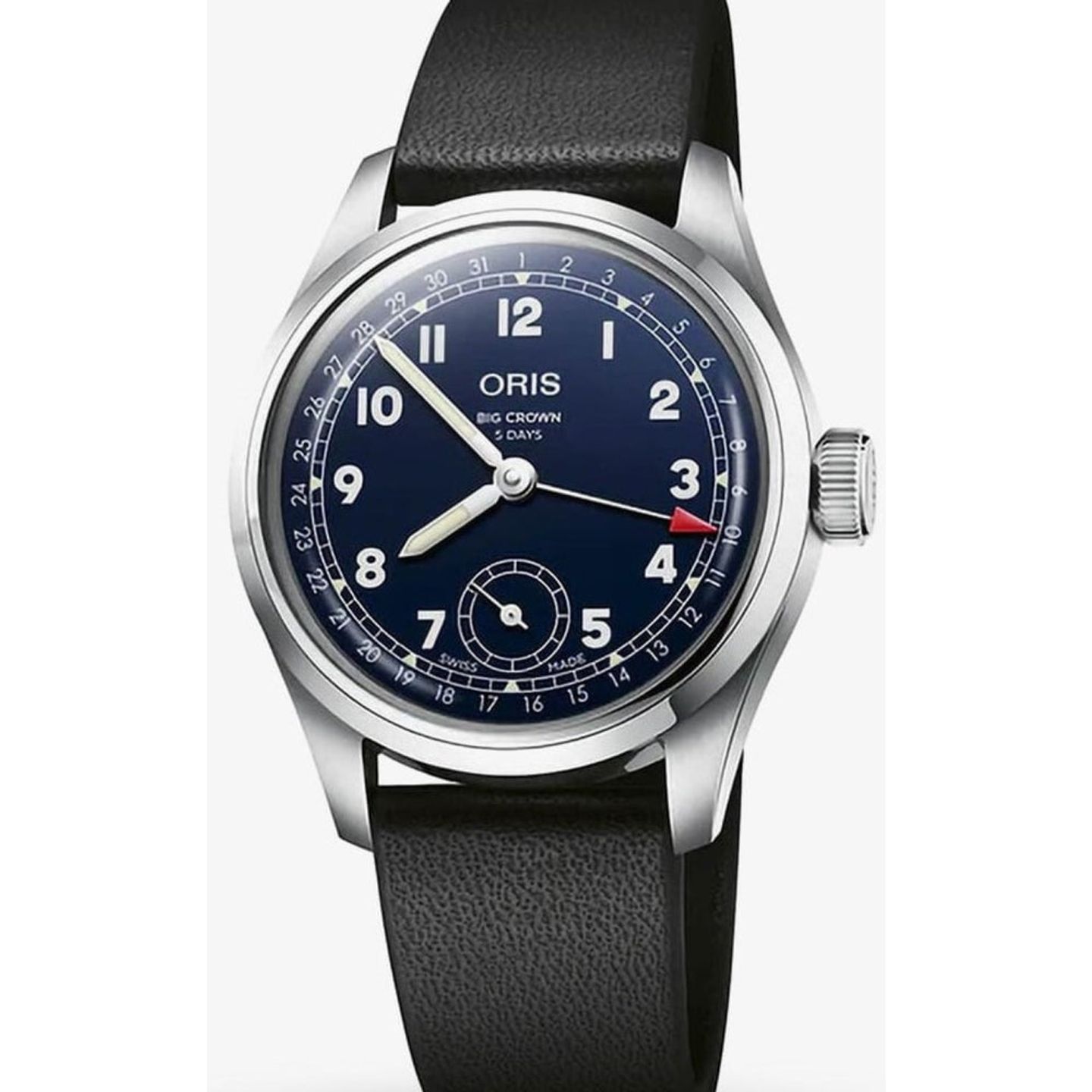 Oris Big Crown Pointer Date 01 403 7776 4065-07 5 19 11 (2022) - Blauw wijzerplaat 38mm Staal (1/1)