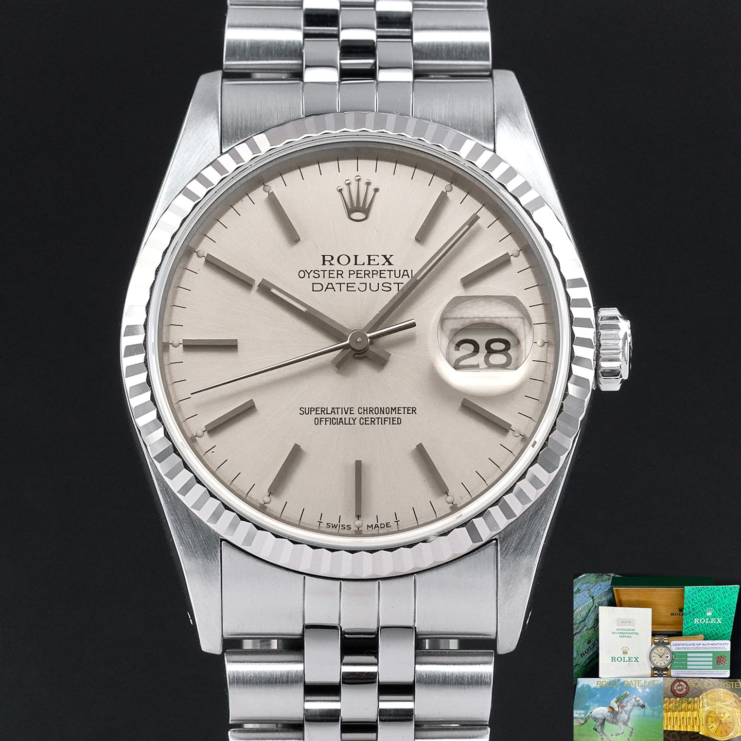 Rolex Datejust 36 16234 (1991) - 36 mm Steel case (1/7)