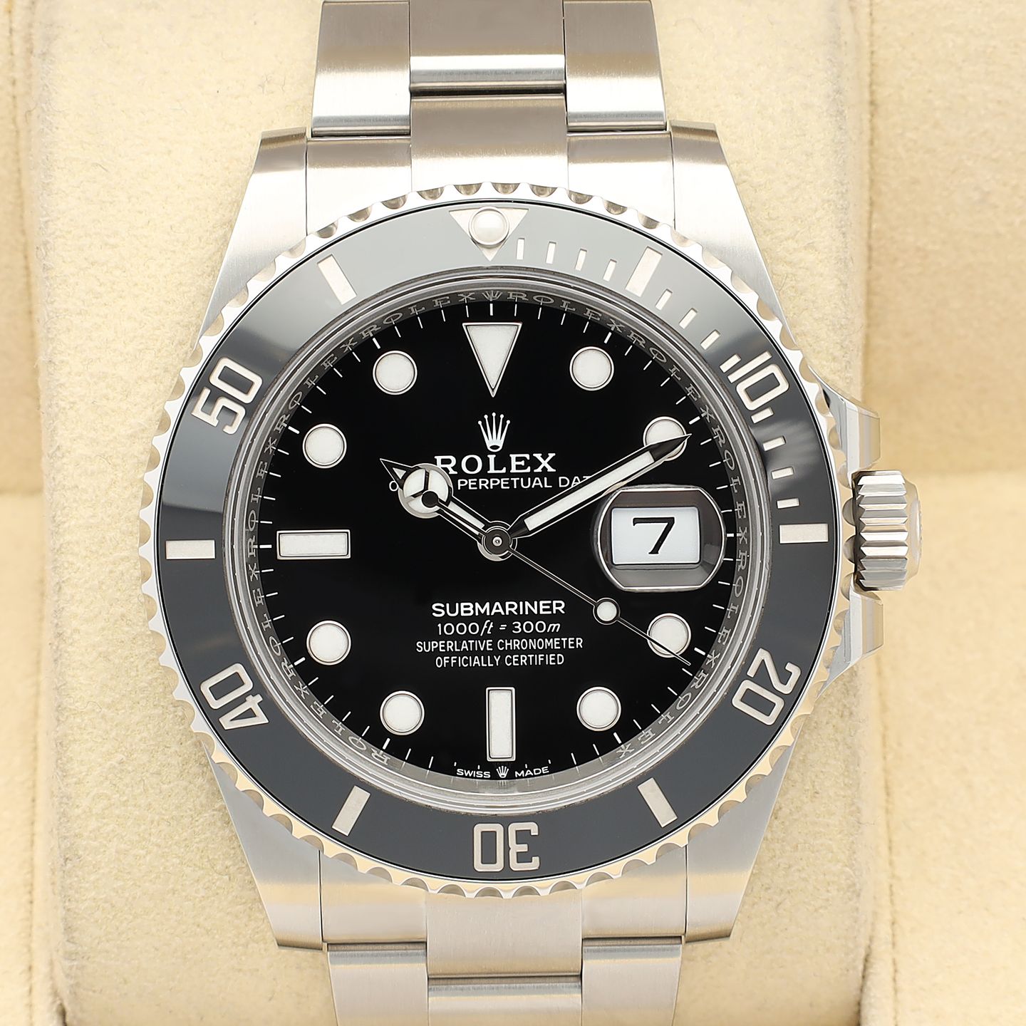 Rolex Submariner Date 126610LN (2023) - Zwart wijzerplaat 41mm Staal (1/8)