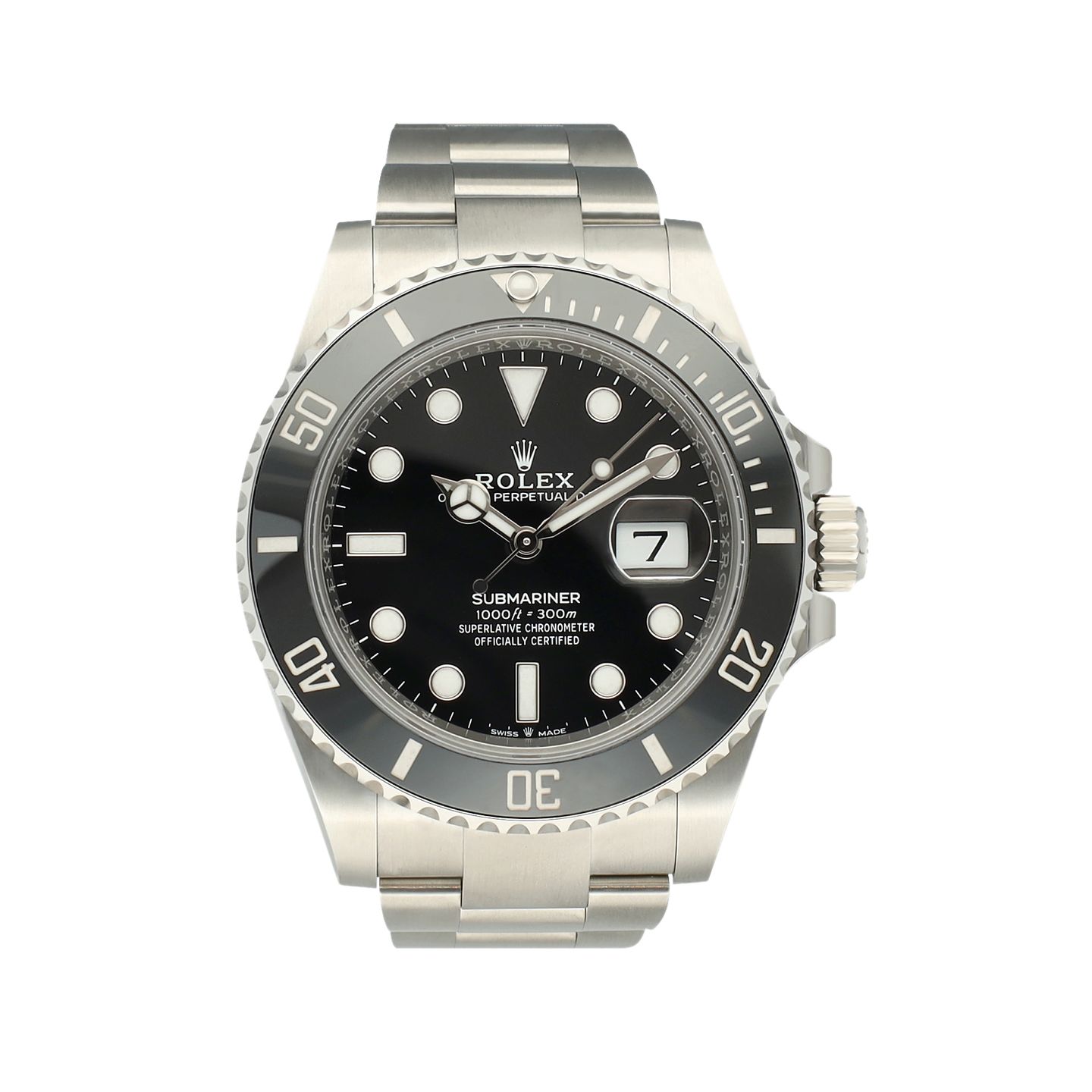 Rolex Submariner Date 126610LN (2023) - Zwart wijzerplaat 41mm Staal (3/8)