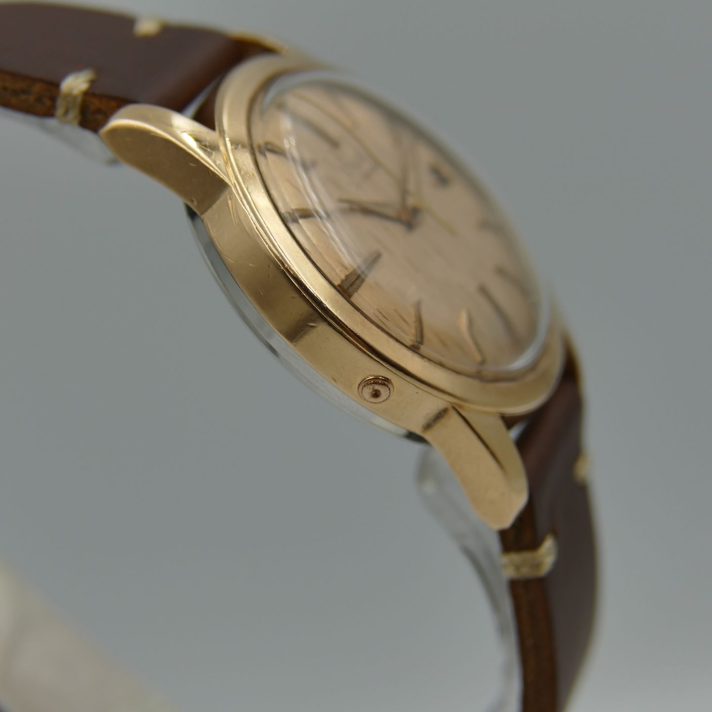 Piaget Unknown ref. 11708 automatic Felsa 694 rose gold cap 34mm vintage 50s (1950) - Goud wijzerplaat 34mm Goud/Staal (4/8)