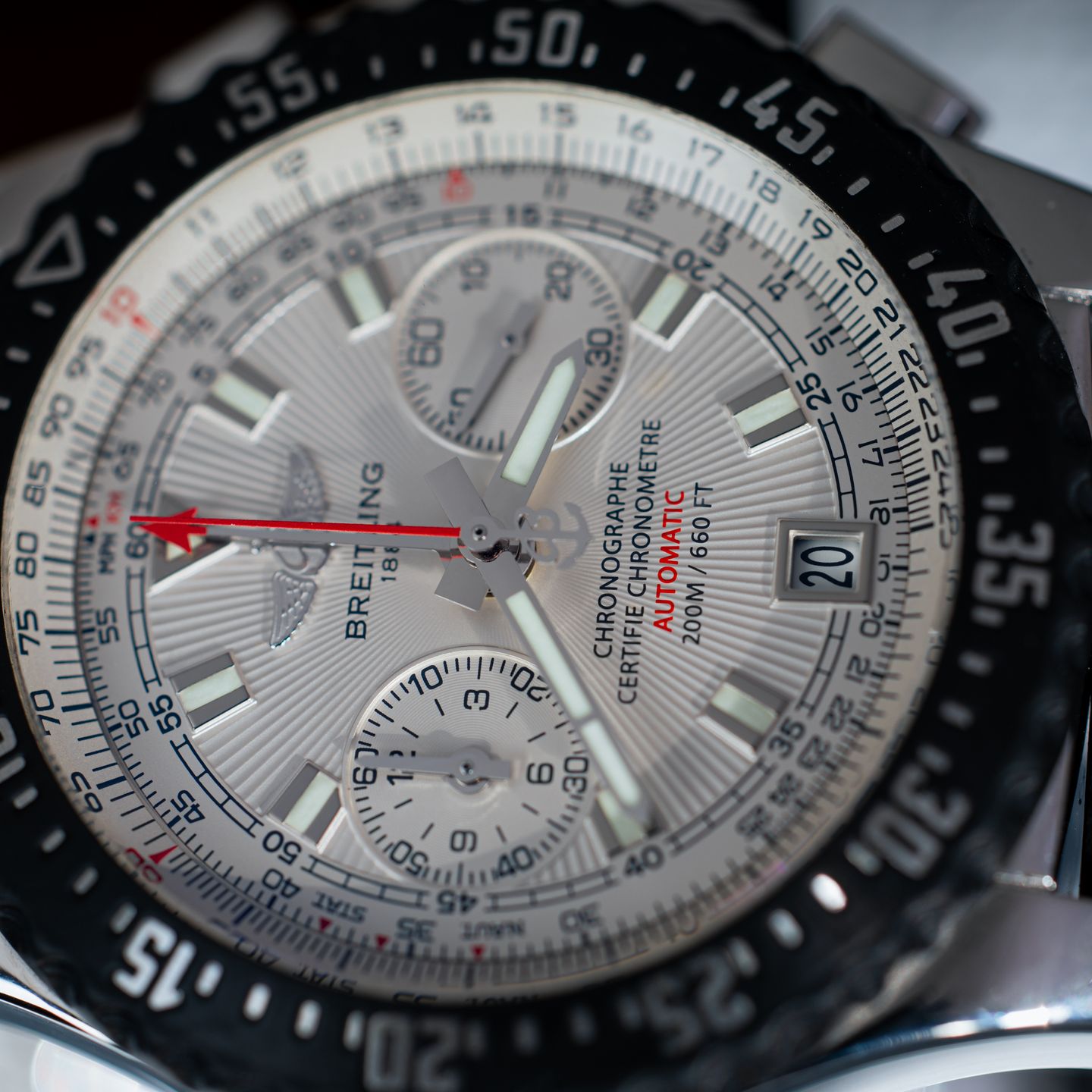 Breitling Skyracer A2736434/G615 (2012) - Zwart wijzerplaat 40mm Staal (5/6)