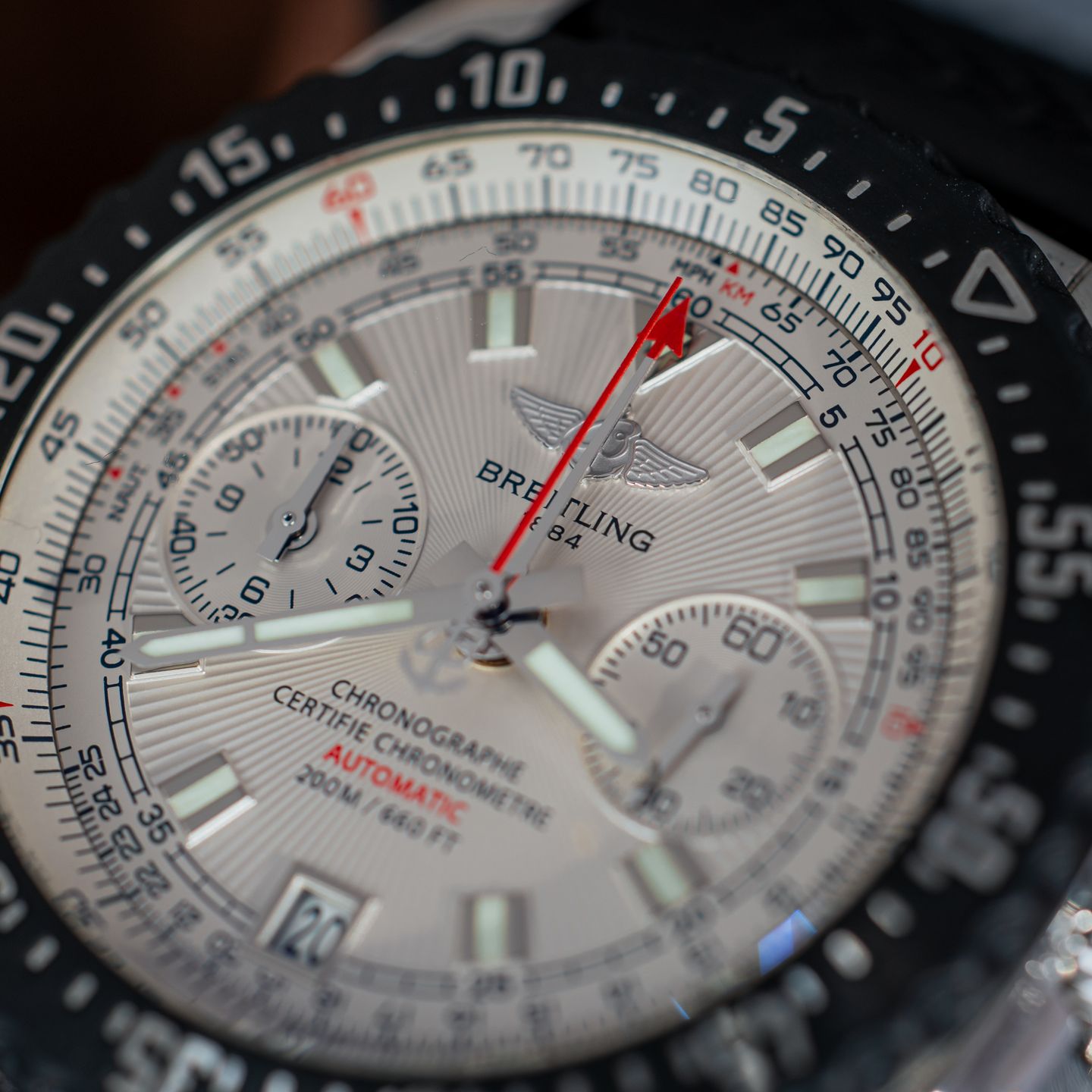 Breitling Skyracer A2736434/G615 (2012) - Zwart wijzerplaat 40mm Staal (4/6)